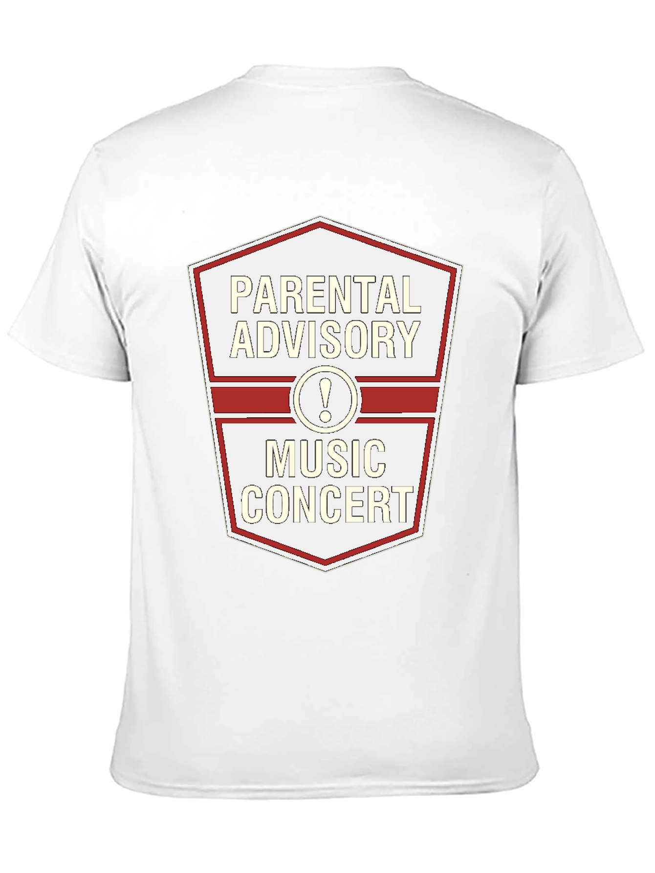 Parental Advisory Music Concert Black T-Shirt