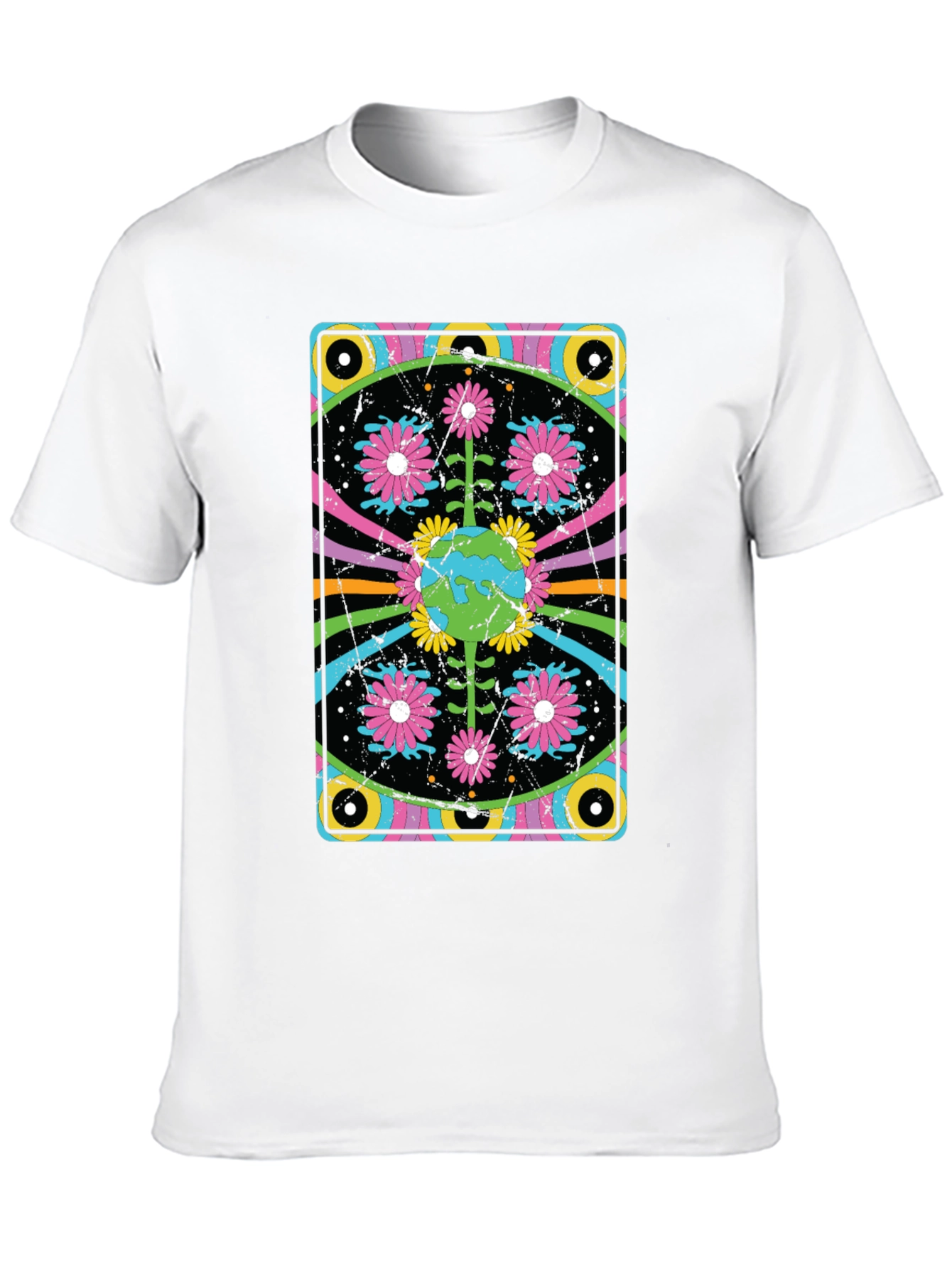 Groovy Earth Flower Graphic Tee