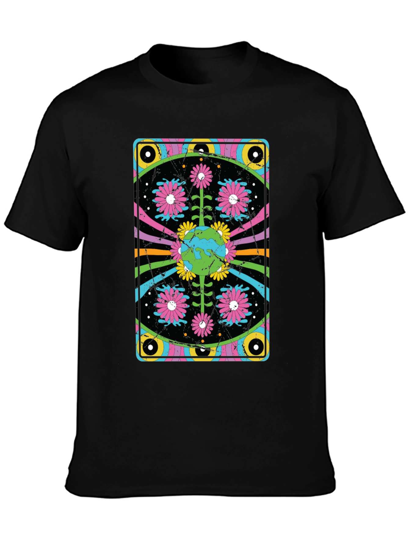 Groovy Earth Flower Graphic Tee