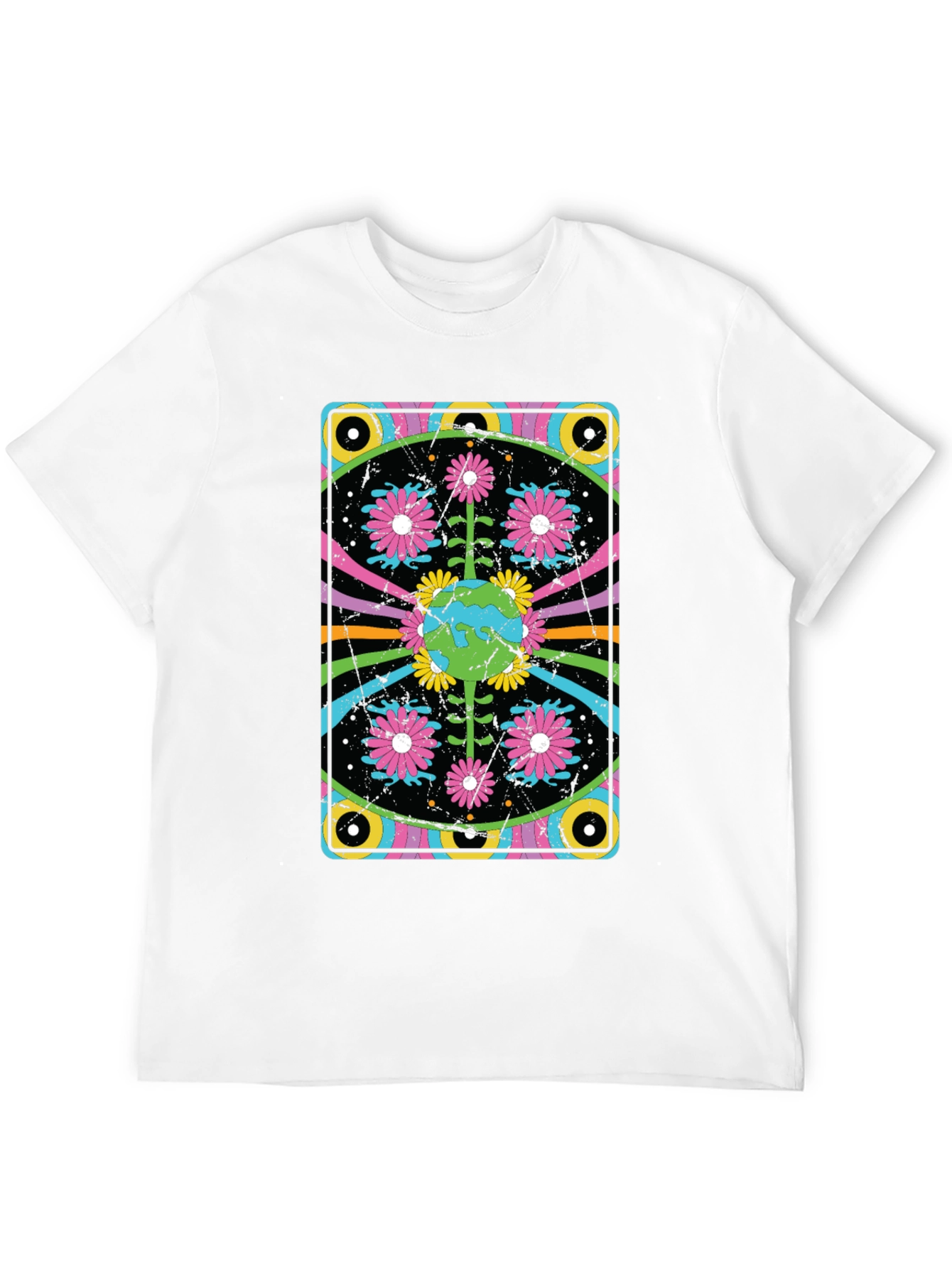 Groovy Earth Flower Graphic Tee