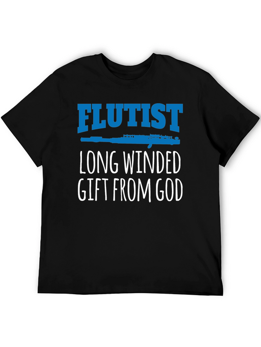 Flutist Long Winded Gift From God T-Shirt