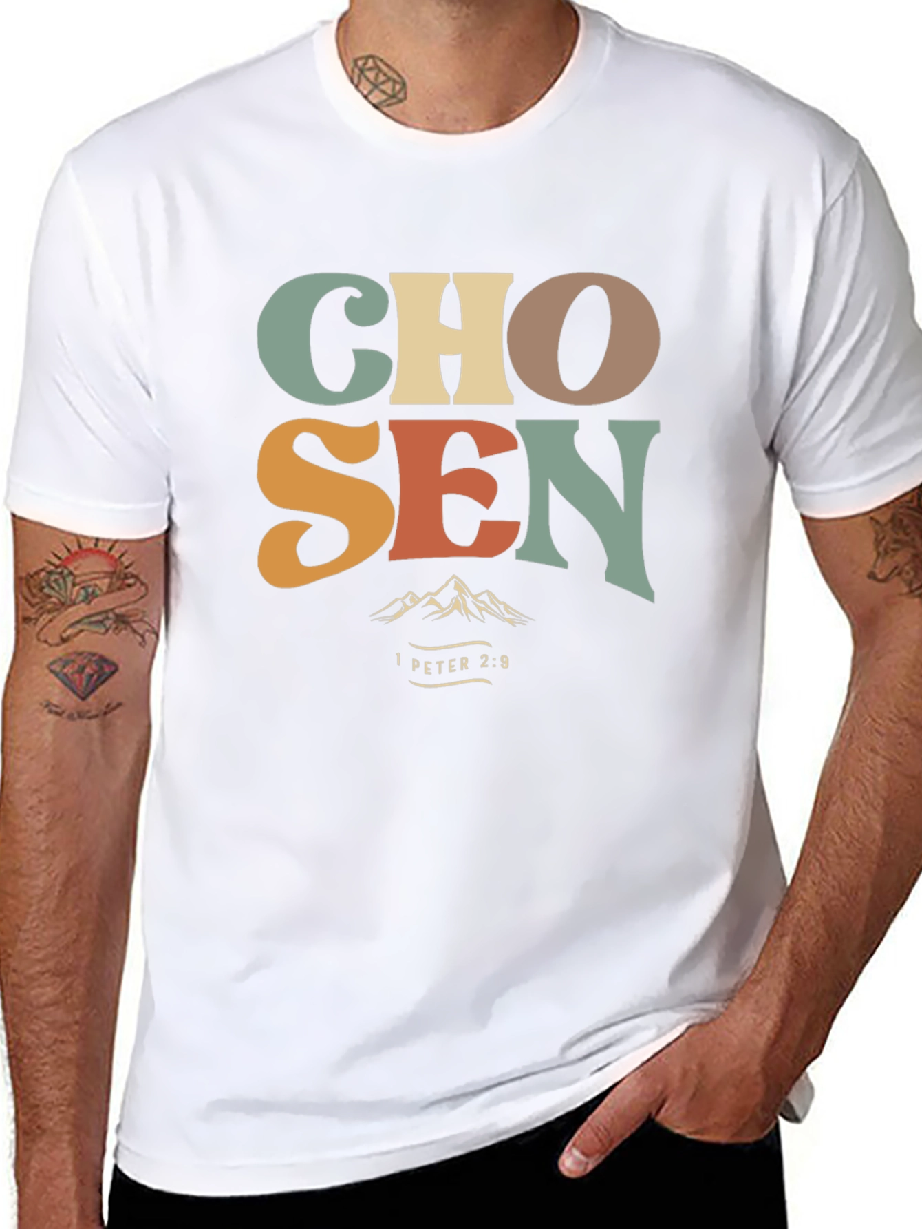 Chosen T-Shirt - Bible Verse 1 Peter 2:9