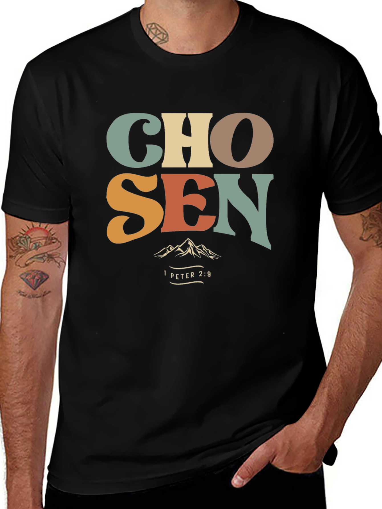 Chosen T-Shirt - Bible Verse 1 Peter 2:9