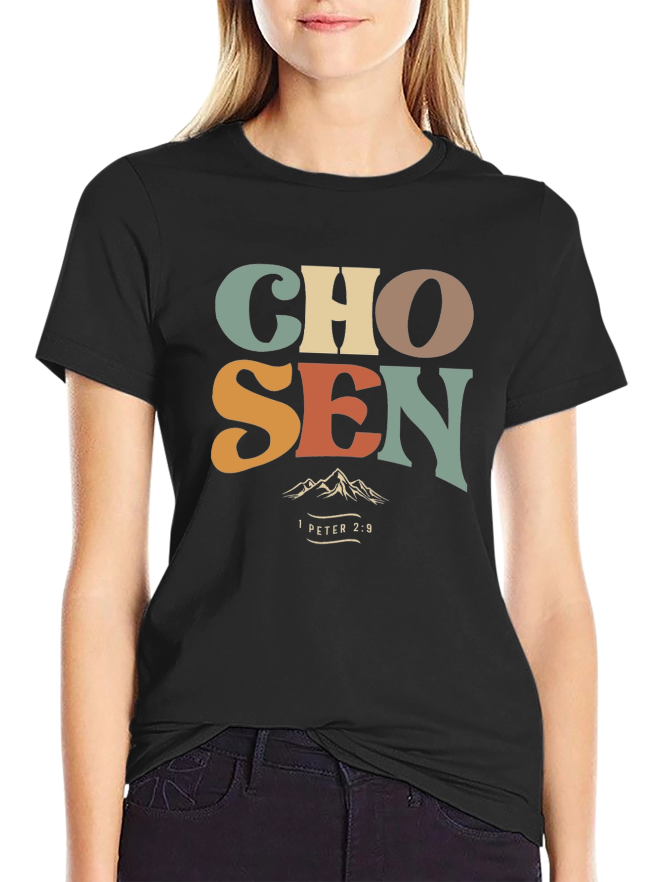 Chosen T-Shirt - Bible Verse 1 Peter 2:9