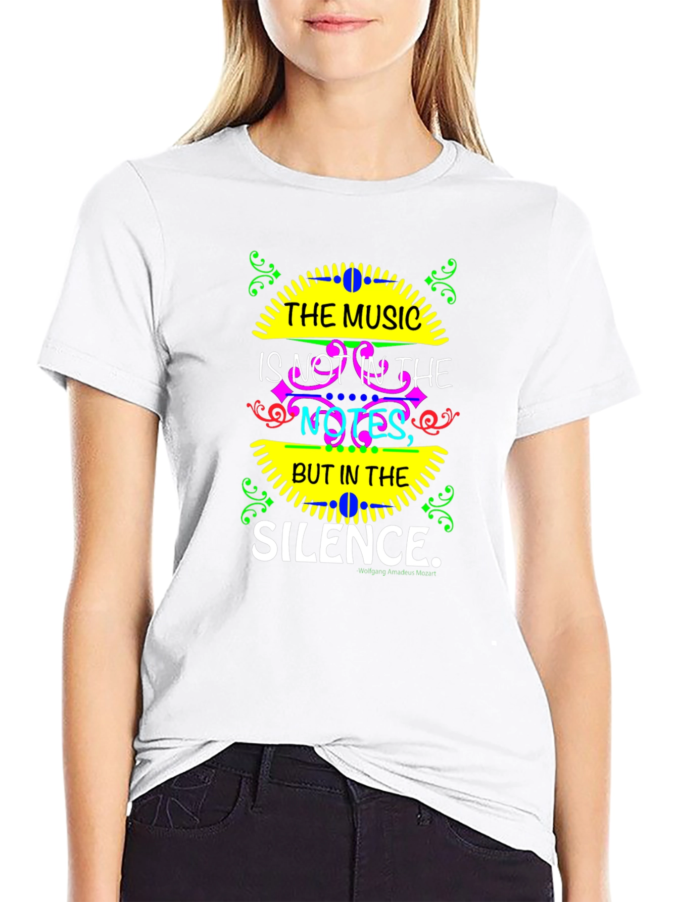 The Music is in The Silence Graphic T-Shirt