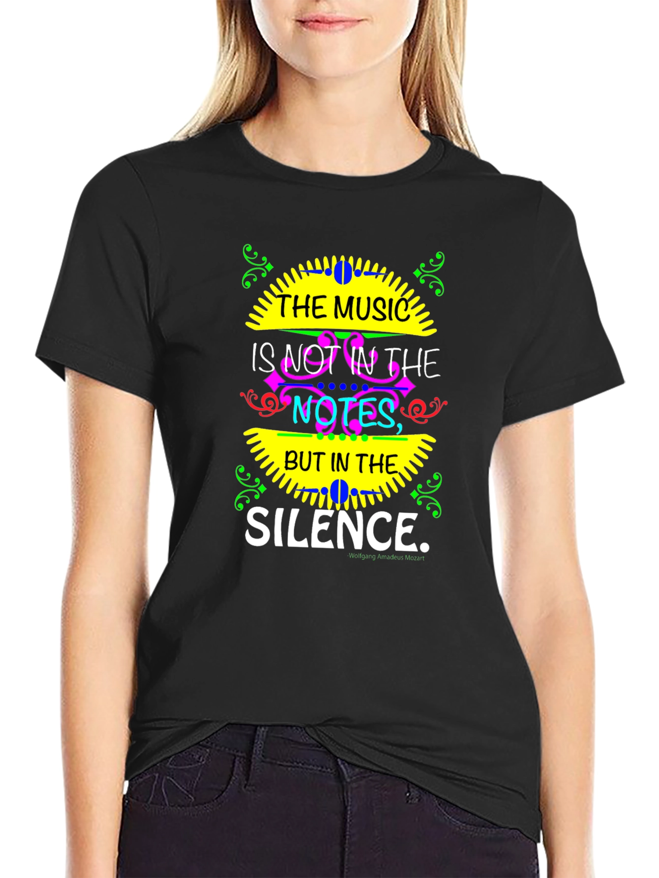 The Music is in The Silence Graphic T-Shirt
