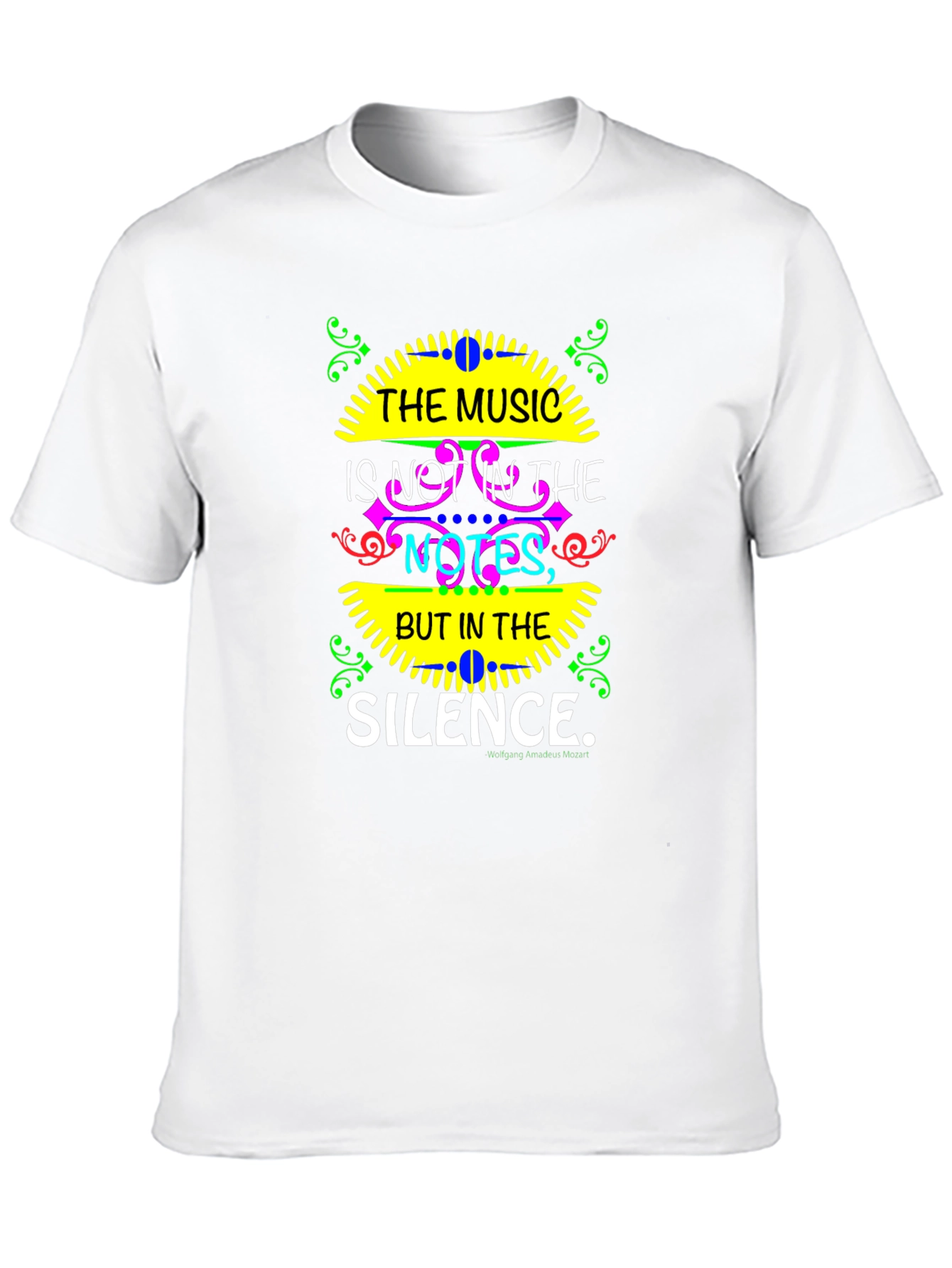 The Music is in The Silence Graphic T-Shirt