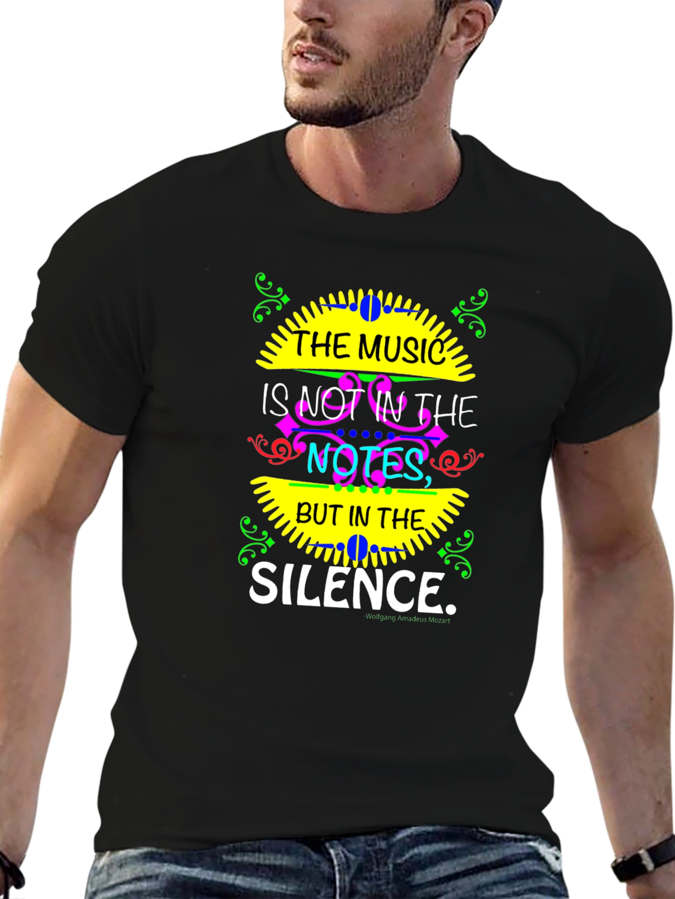 The Music is in The Silence Graphic T-Shirt