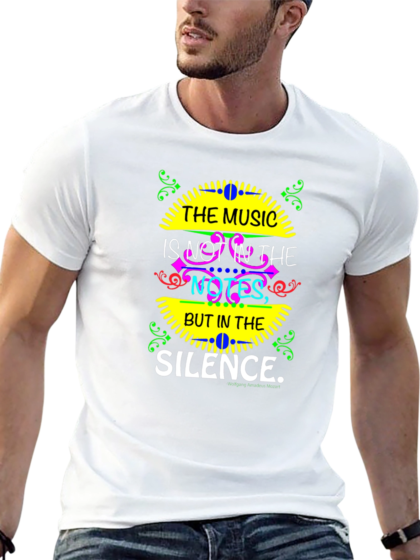 The Music is in The Silence Graphic T-Shirt