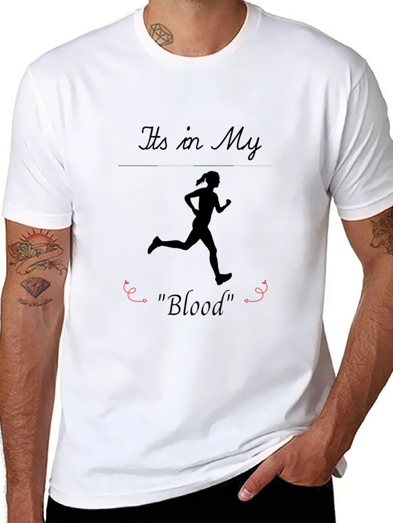 Running Is In My Blood T-Shirt