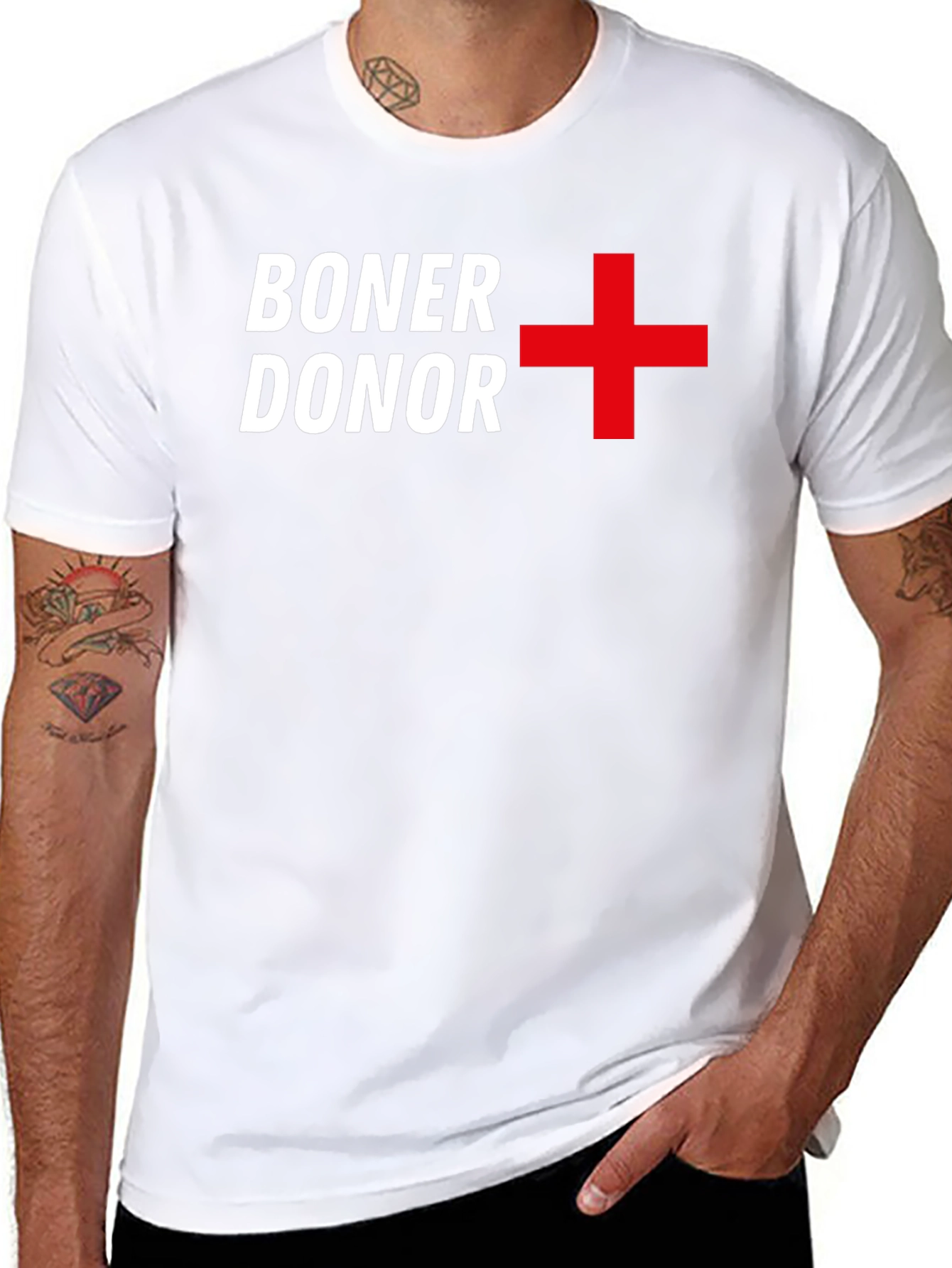 Boner Donor Graphic Tee - Black T-Shirt