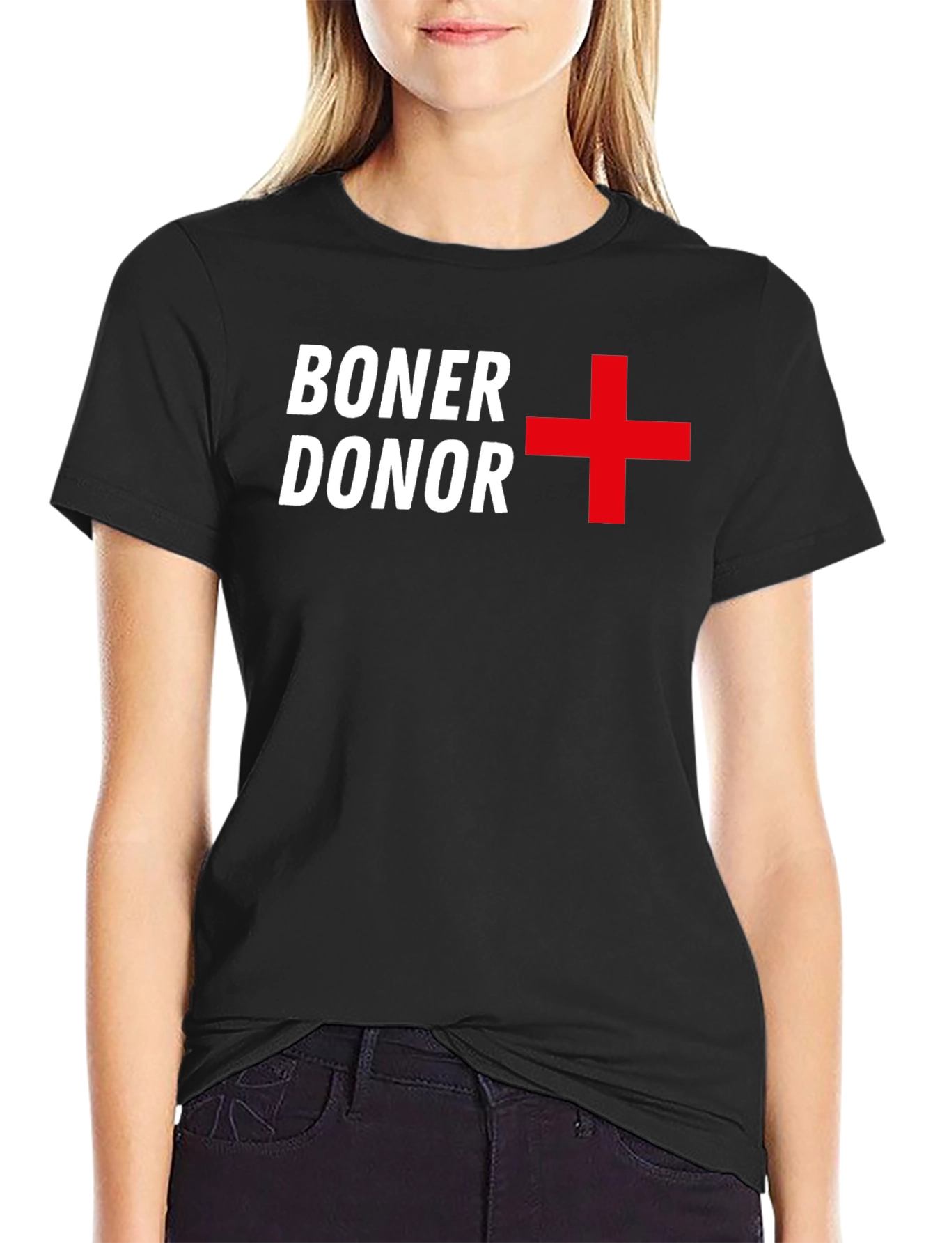 Boner Donor Graphic Tee - Black T-Shirt