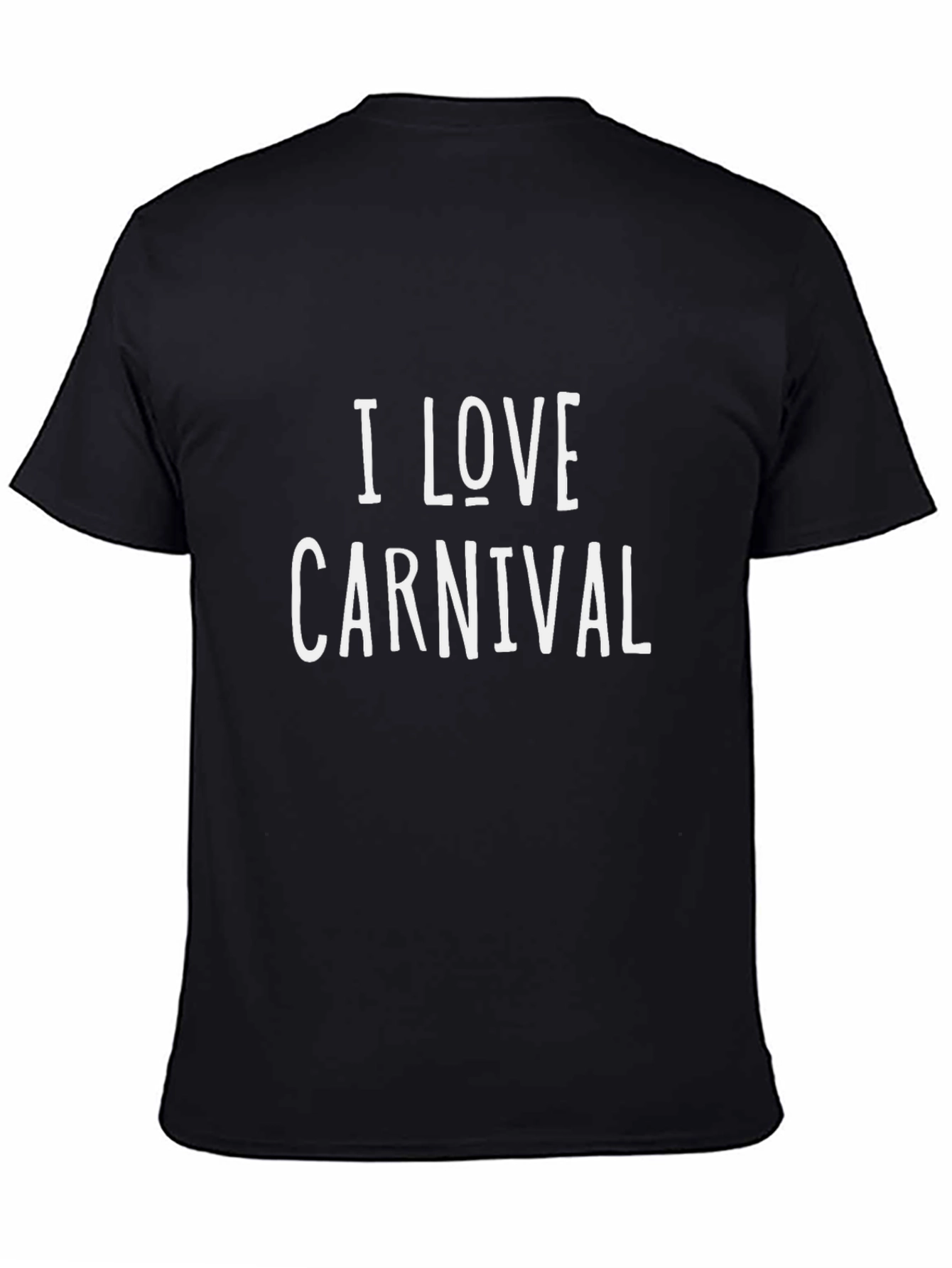 I Love Carnival Black T-Shirt