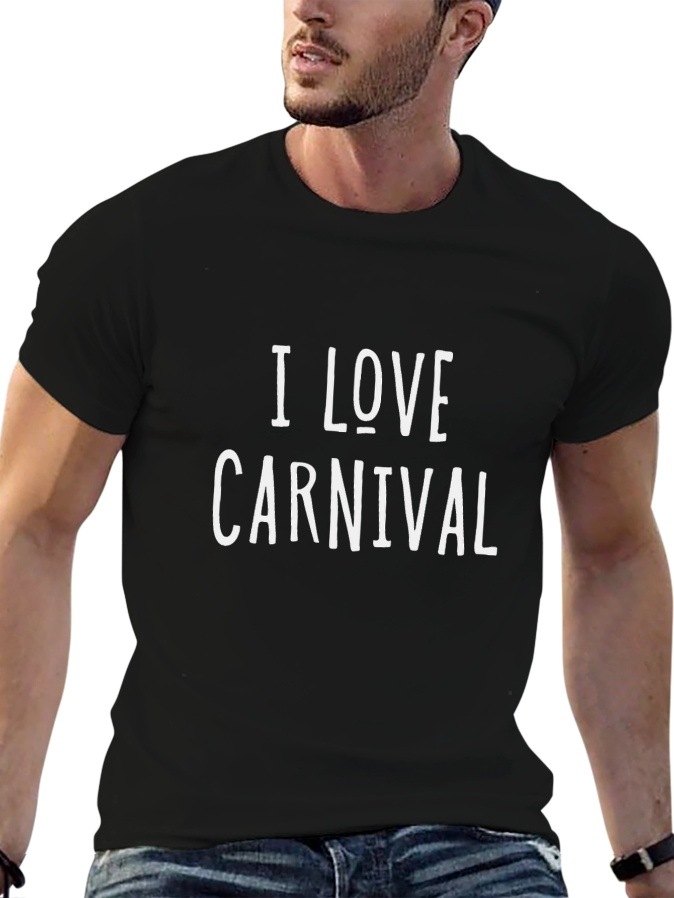 I Love Carnival Black T-Shirt