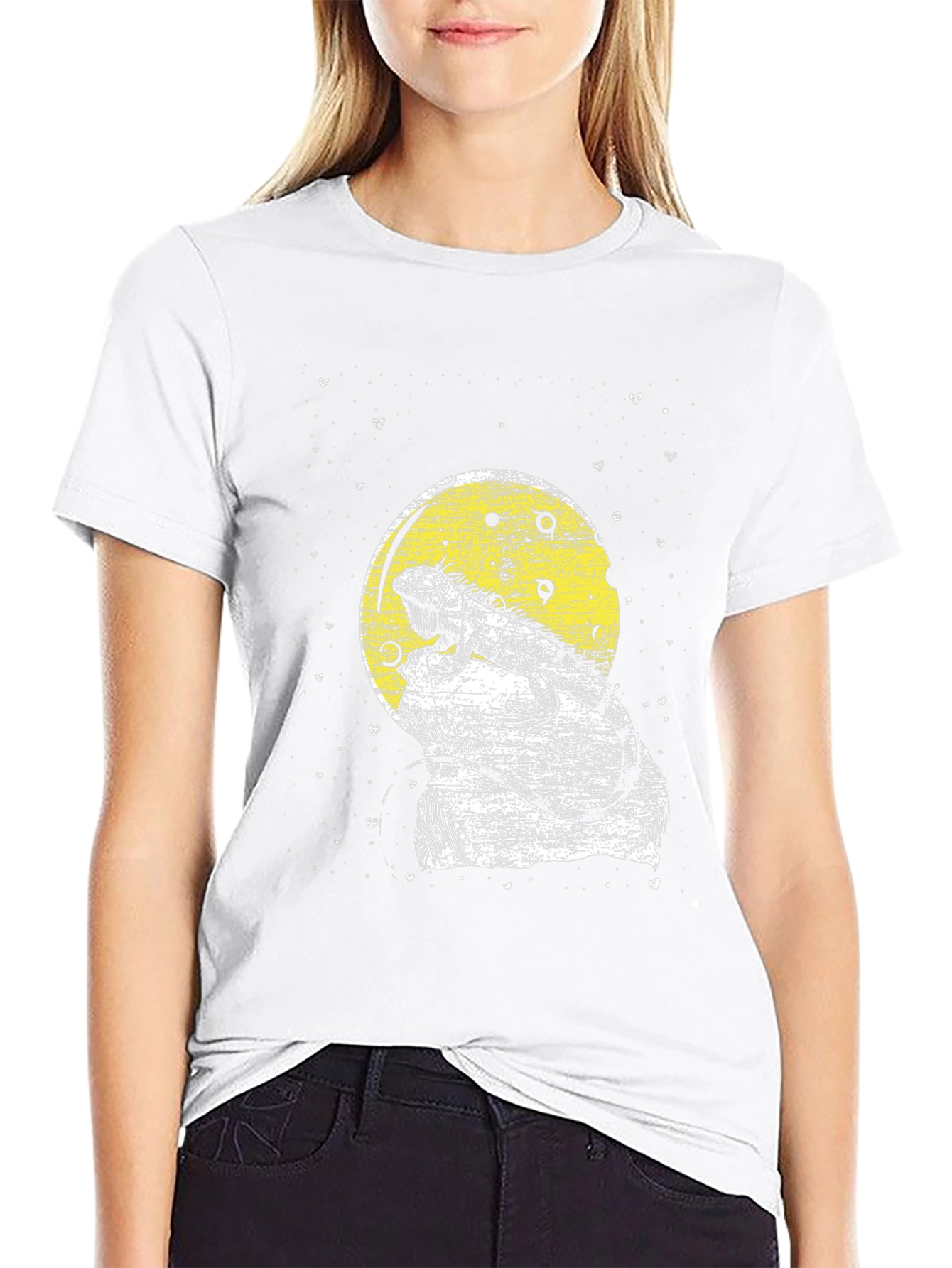 Iguana Moon Mens Graphic T-Shirt