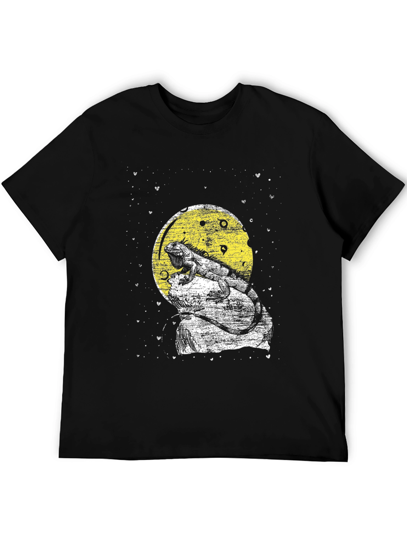 Iguana Moon Mens Graphic T-Shirt