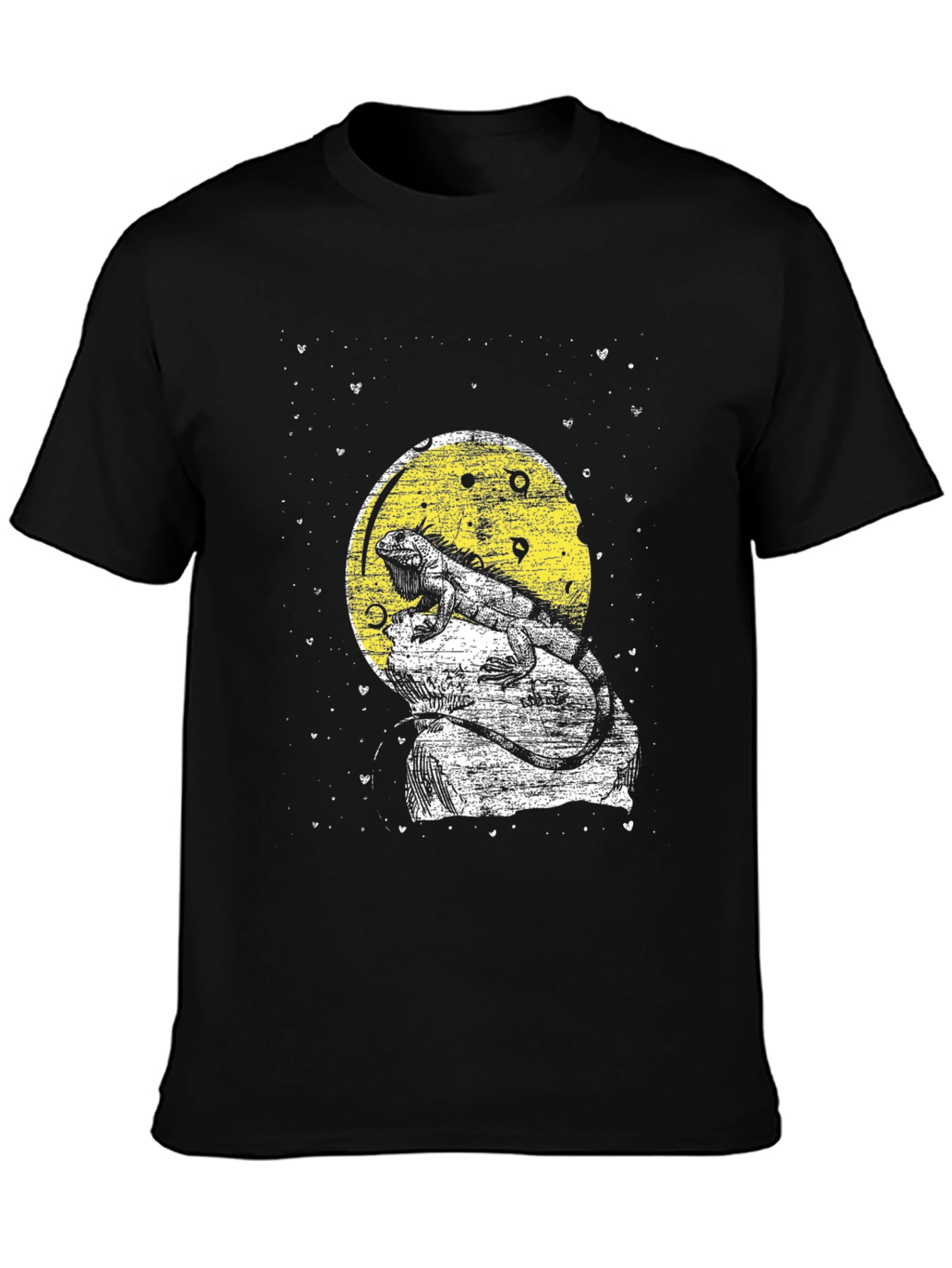 Iguana Moon Mens Graphic T-Shirt