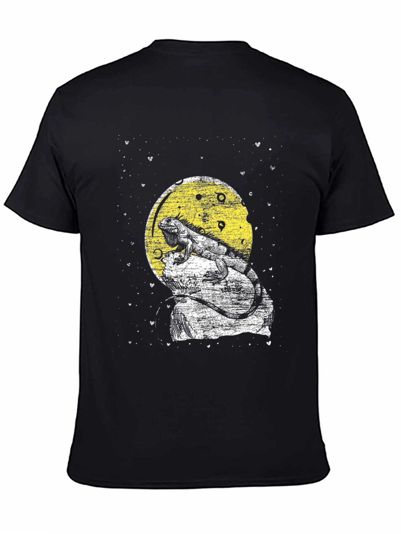 Iguana Moon Mens Graphic T-Shirt