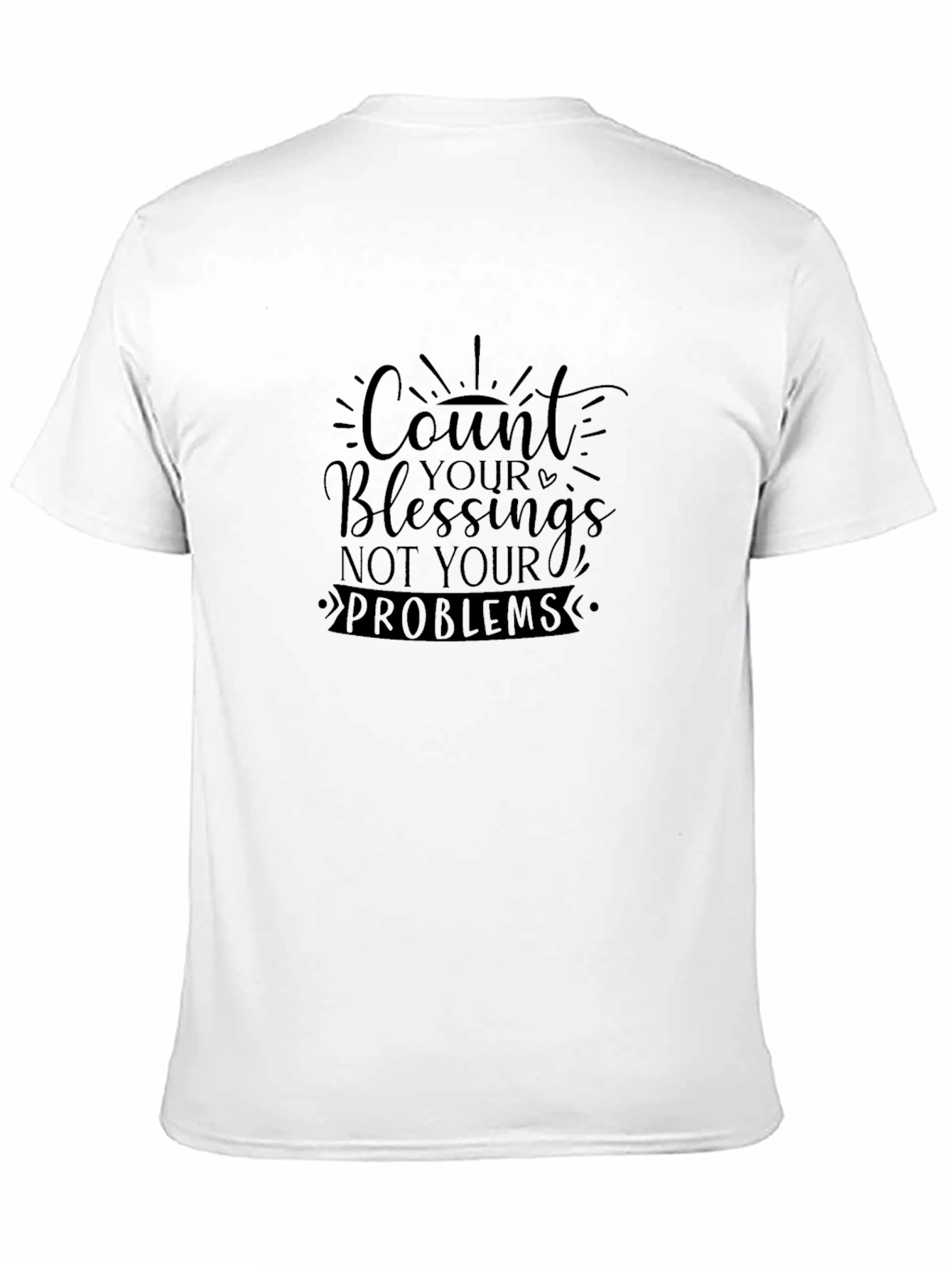 Count Your Blessings Graphic Tee - Black