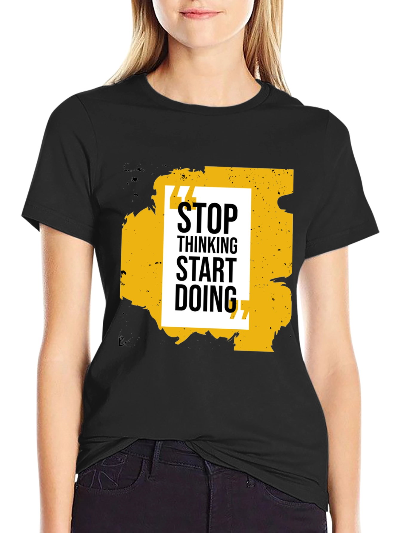 Motivational Graphic Print T-Shirt