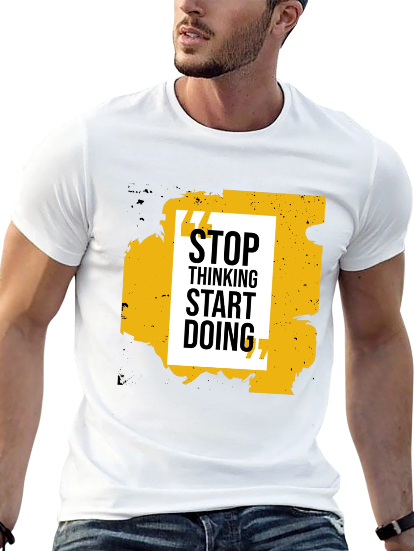 Motivational Graphic Print T-Shirt