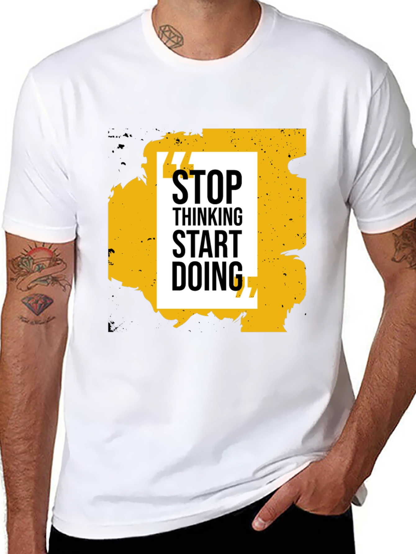 Motivational Graphic Print T-Shirt