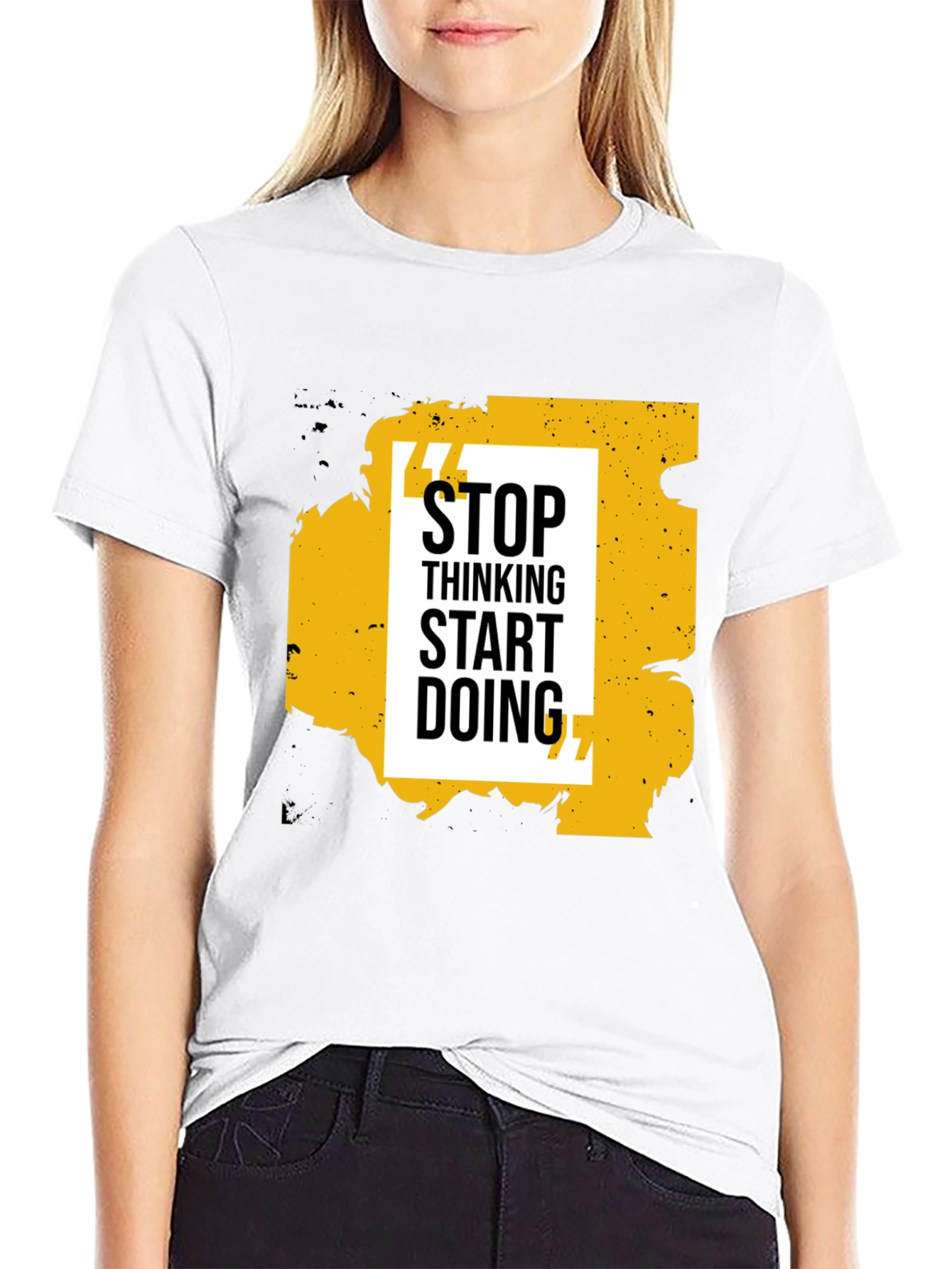 Motivational Graphic Print T-Shirt