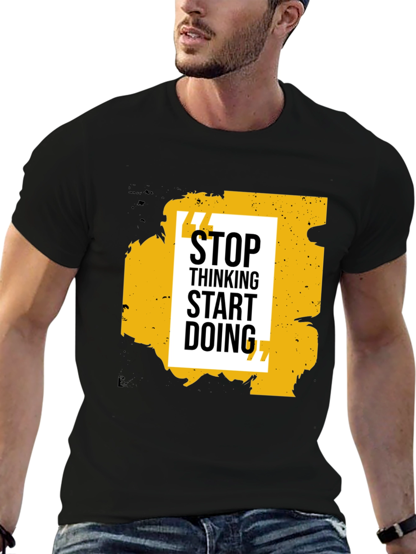 Motivational Graphic Print T-Shirt