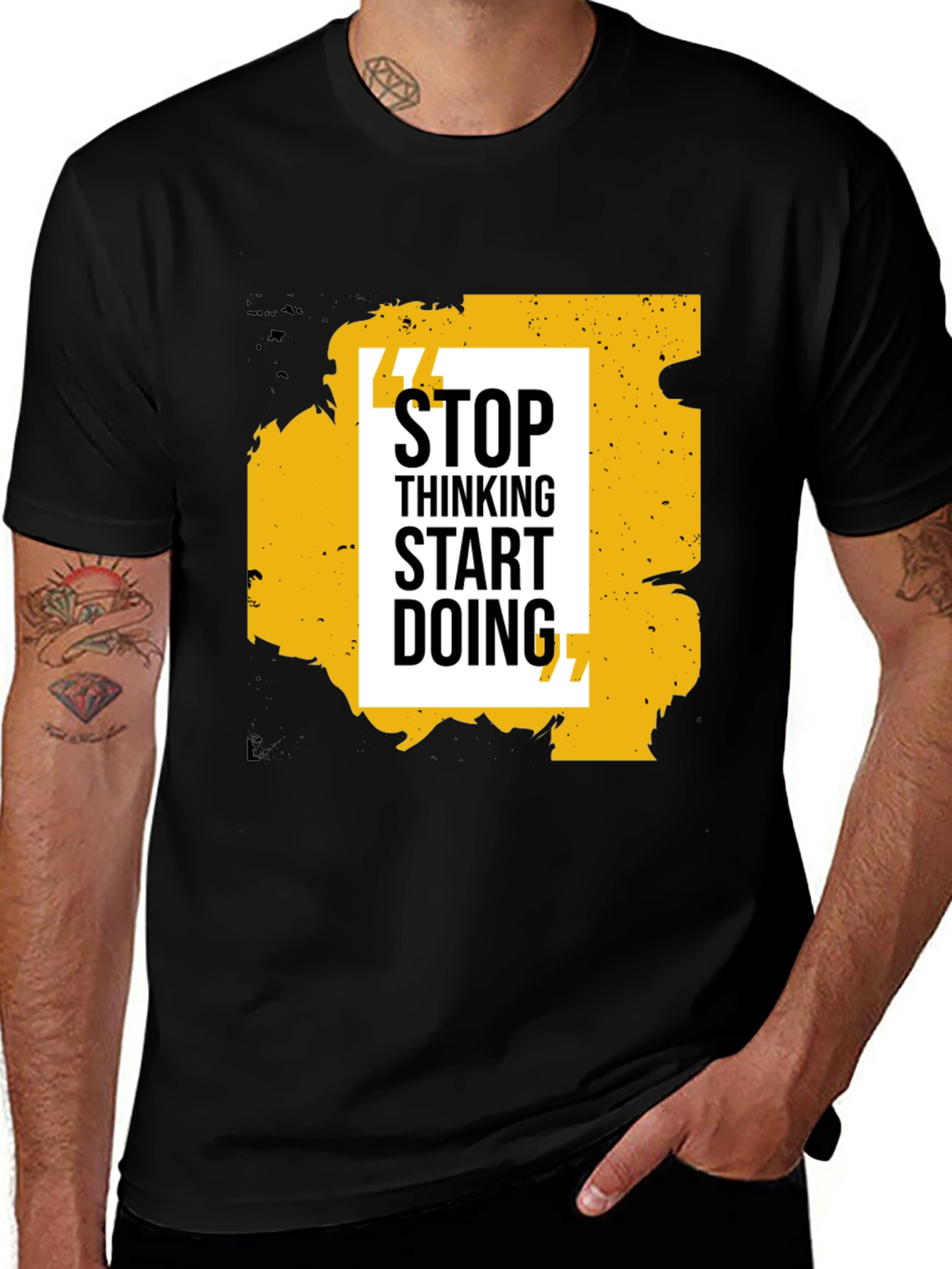 Motivational Graphic Print T-Shirt