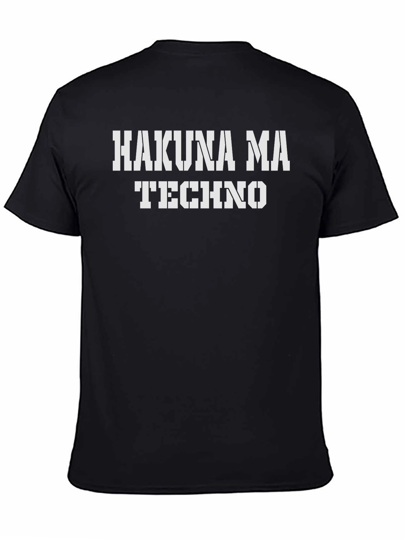 Hakuna Ma Techno Black T-Shirt
