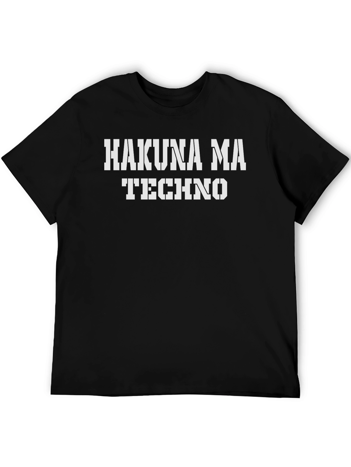 Hakuna Ma Techno Black T-Shirt