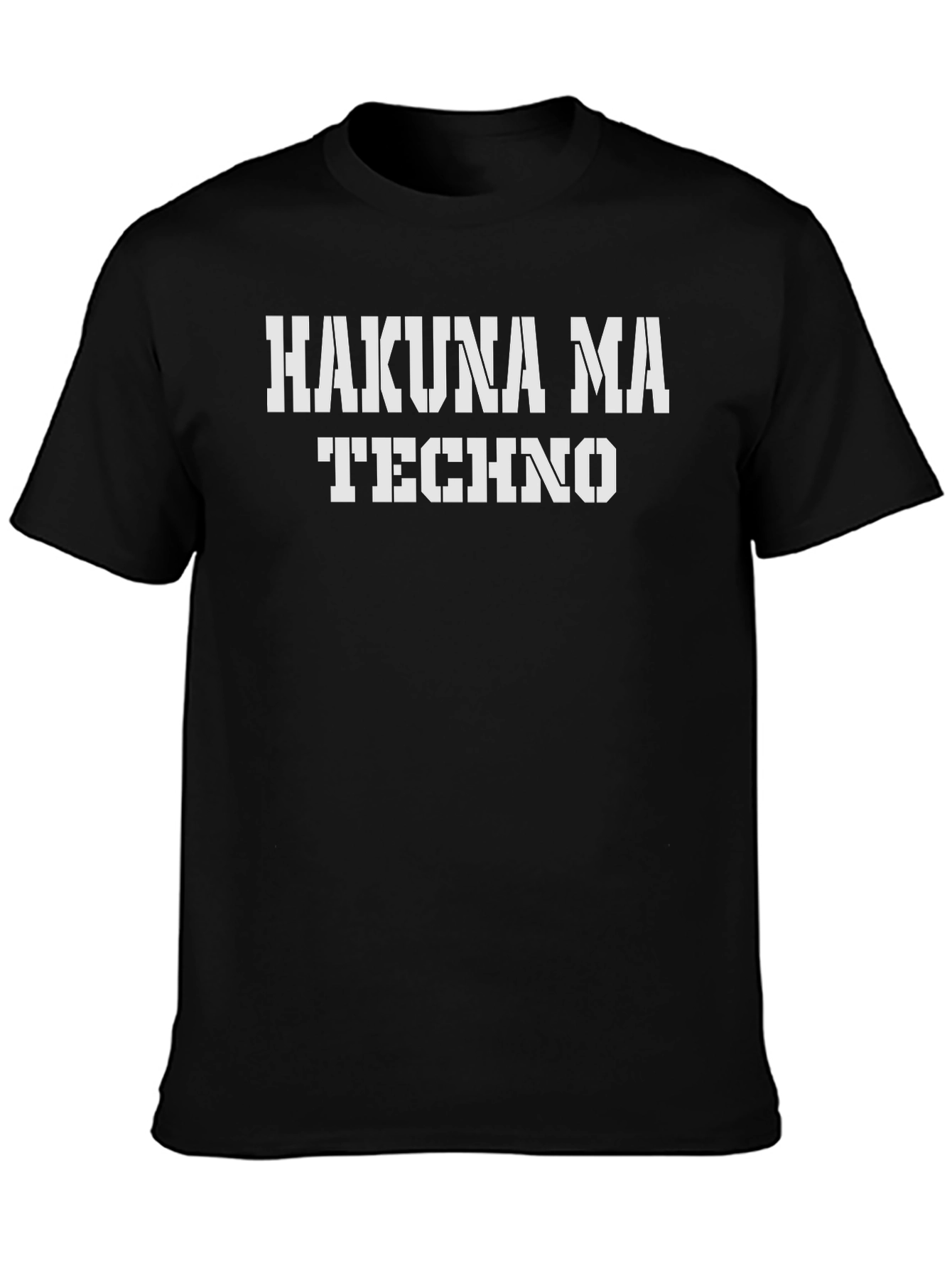 Hakuna Ma Techno Black T-Shirt