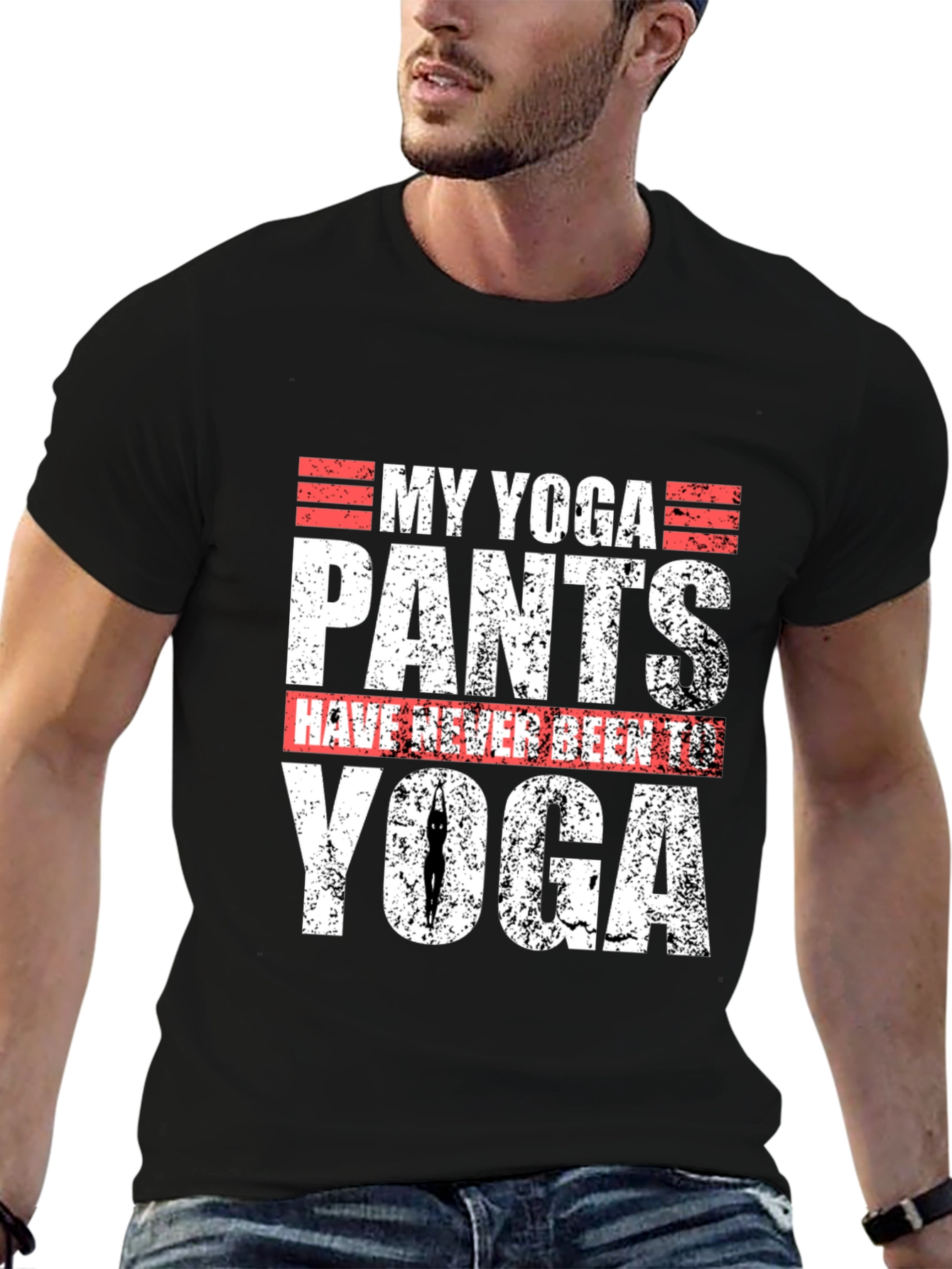 Funny Yoga Pants Graphic Tee