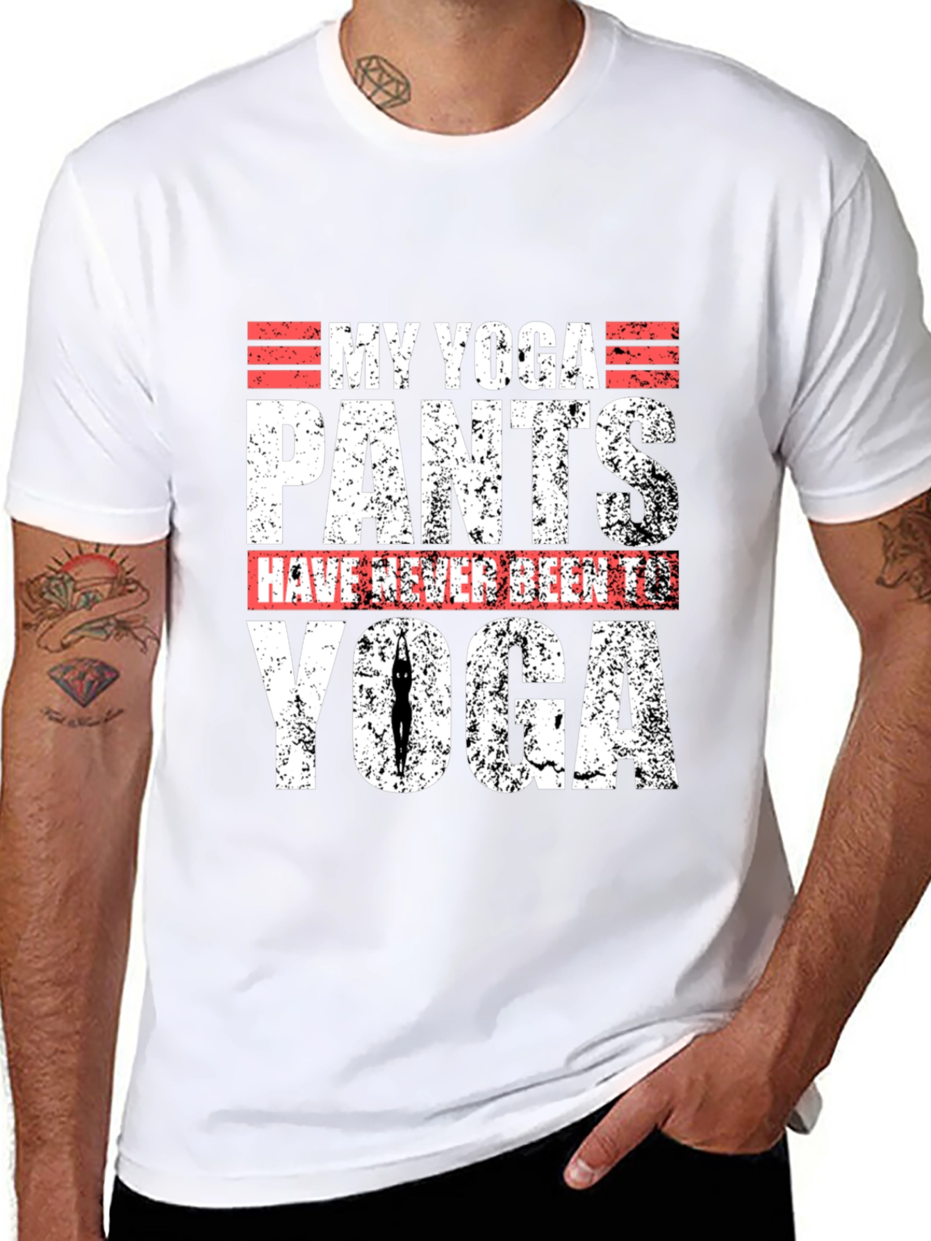 Funny Yoga Pants Graphic Tee