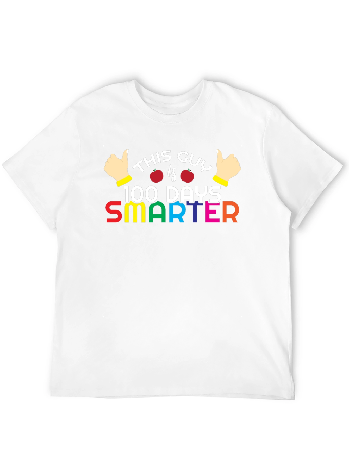 100 Days Smarter T-Shirt - Teacher & Student Apparel