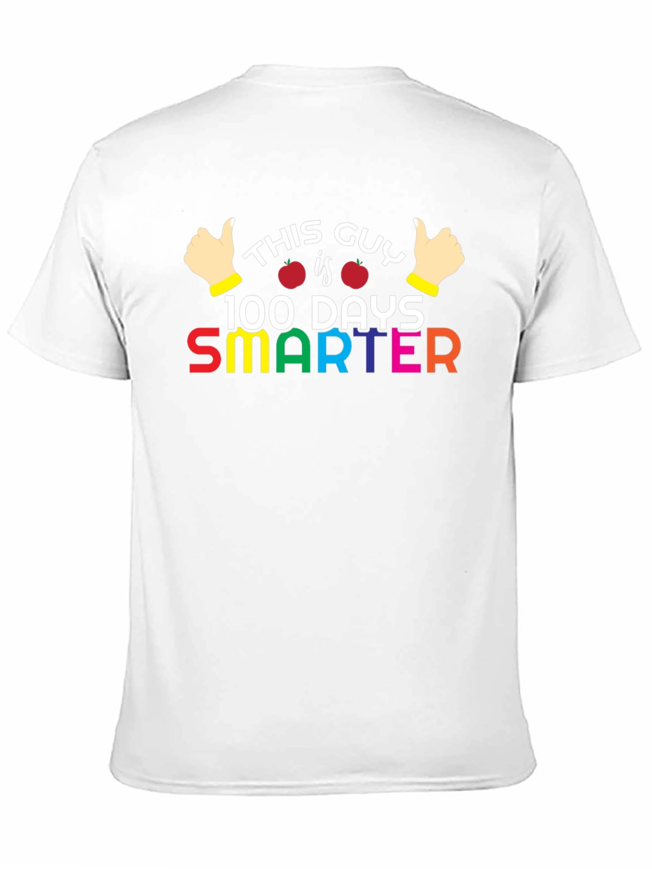 100 Days Smarter T-Shirt - Teacher & Student Apparel