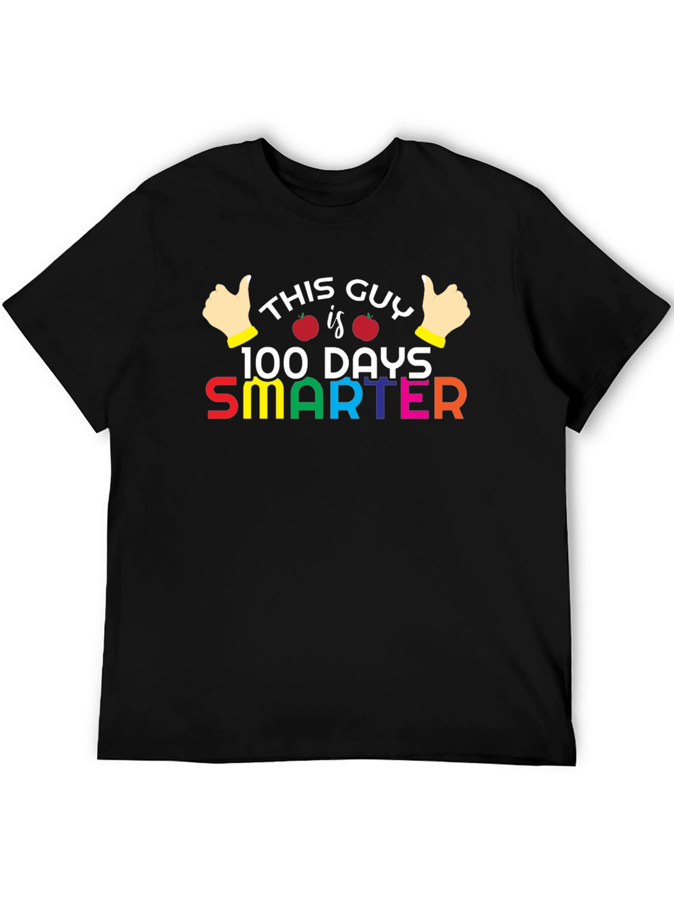 100 Days Smarter T-Shirt - Teacher & Student Apparel
