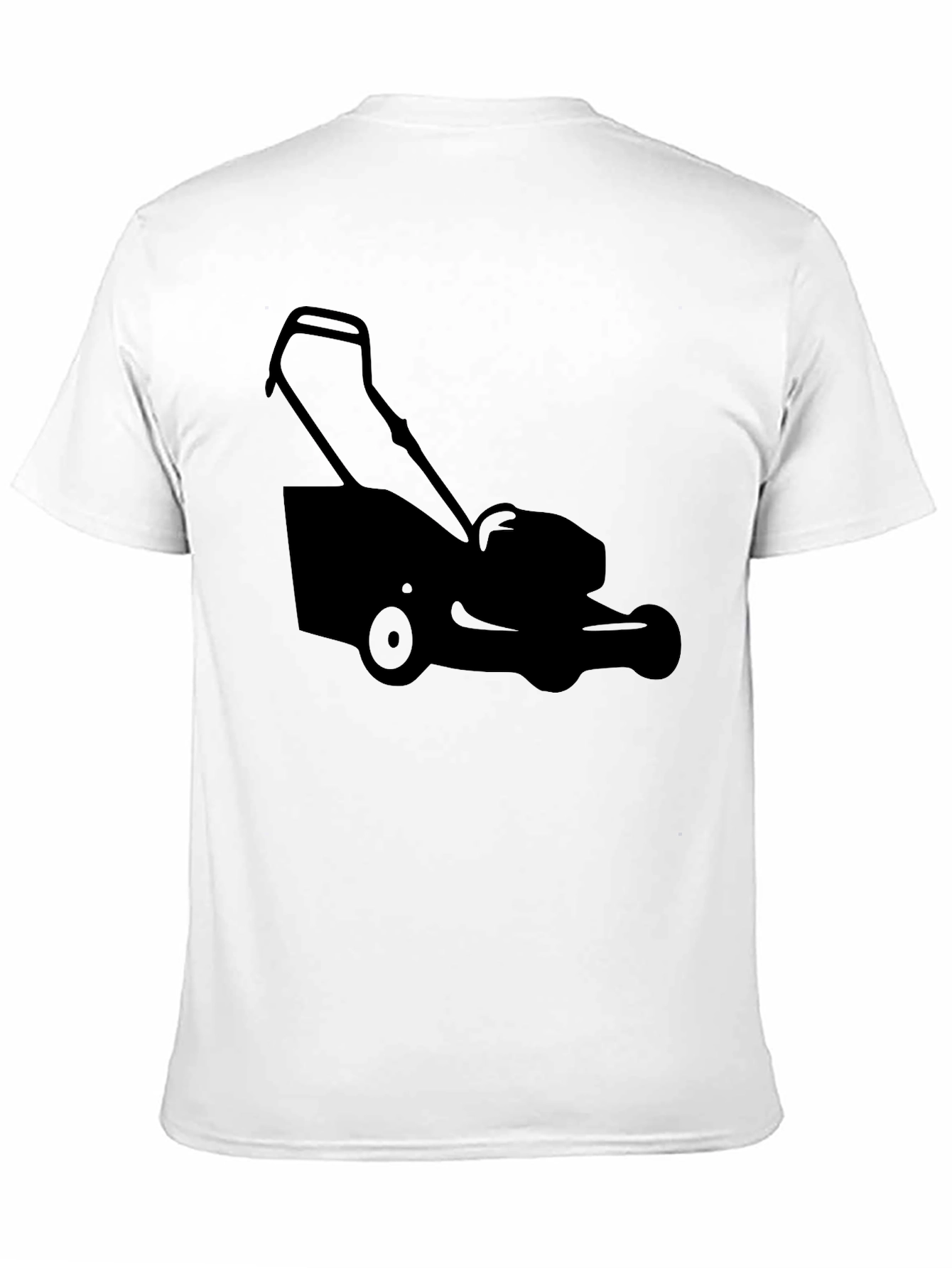 Lawnmower Graphic Tee - Black Cotton