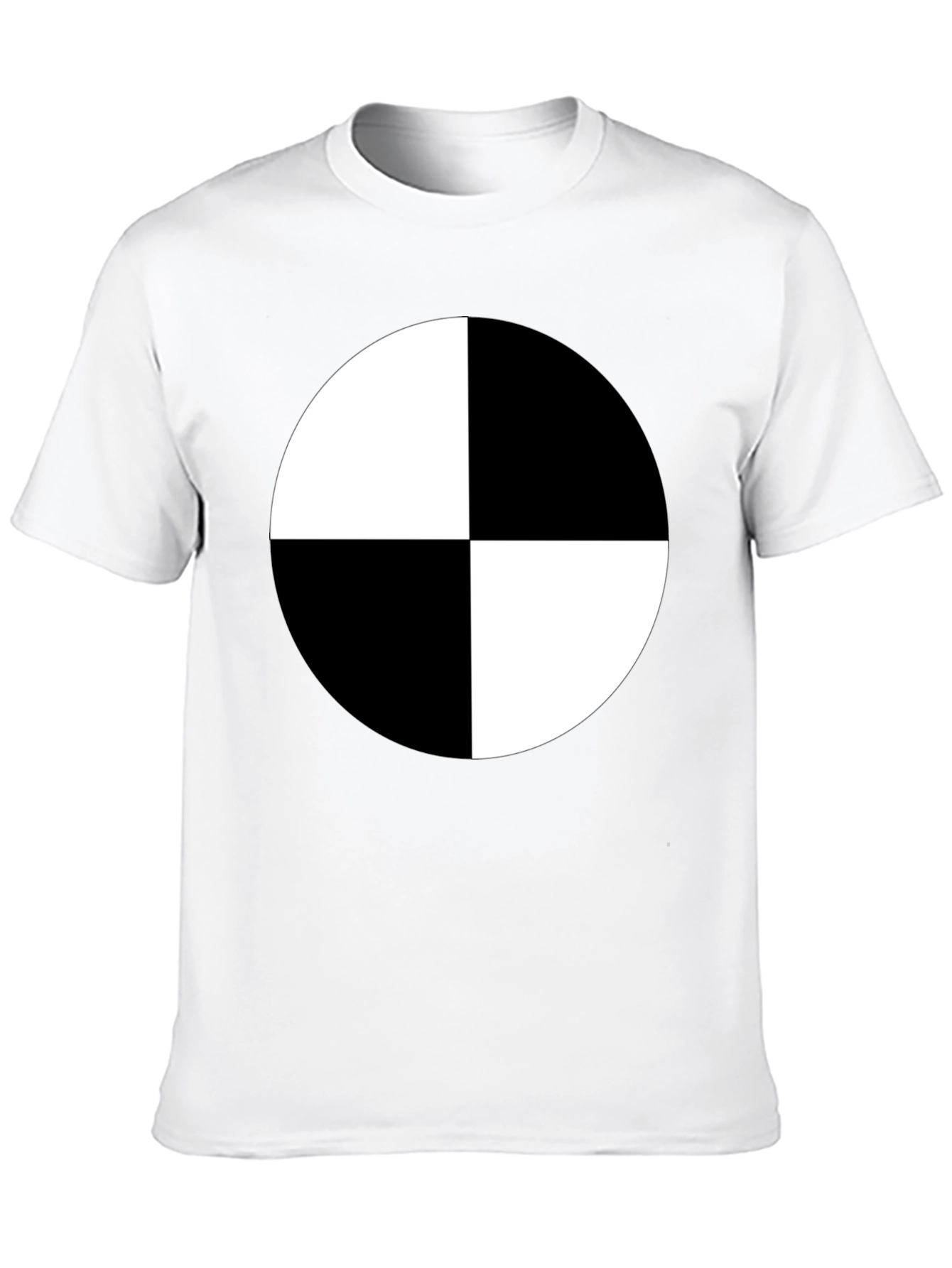 Target T-Shirt Black and White Graphic Tee