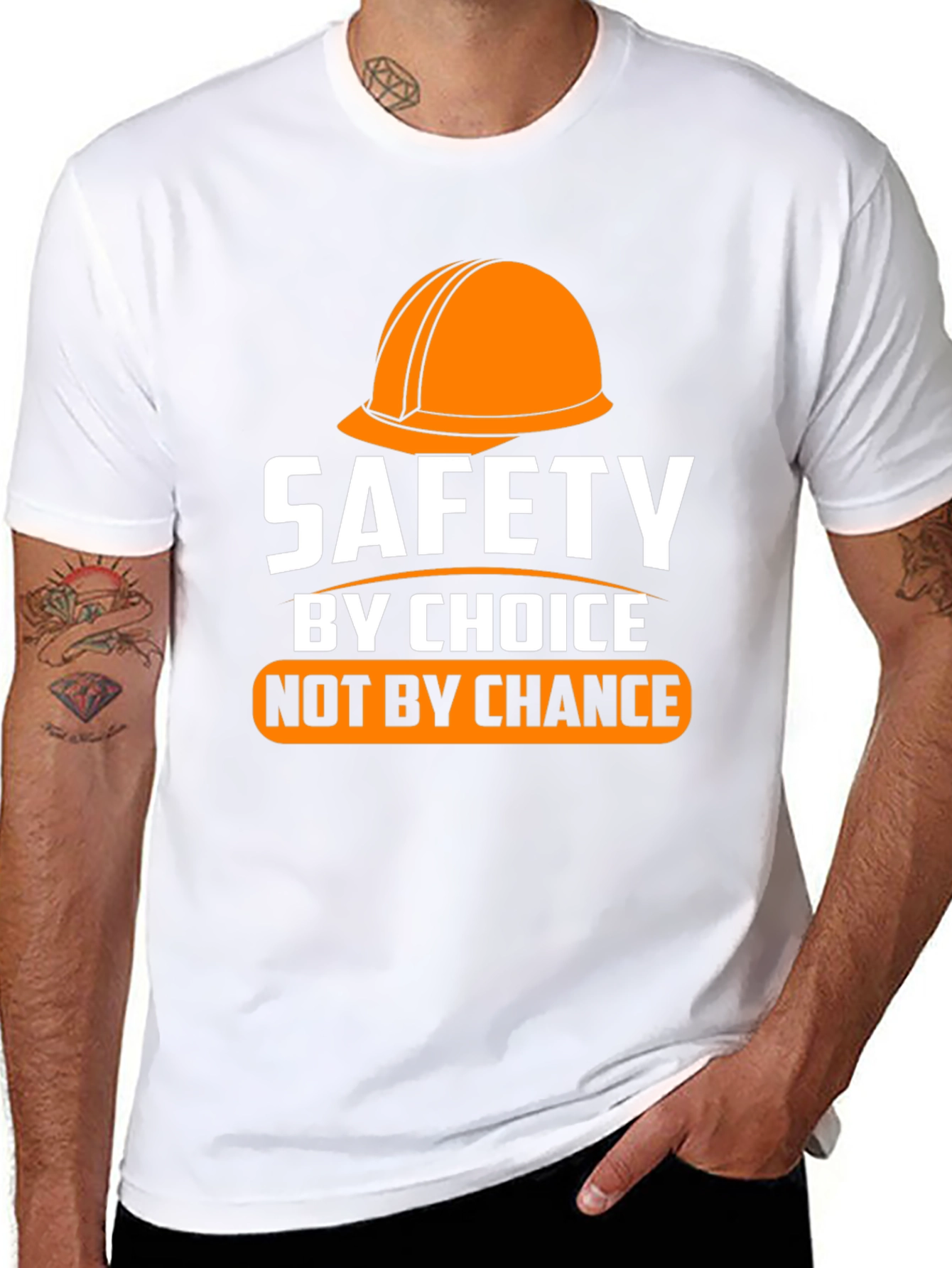 Safety First Black Graphic Tee