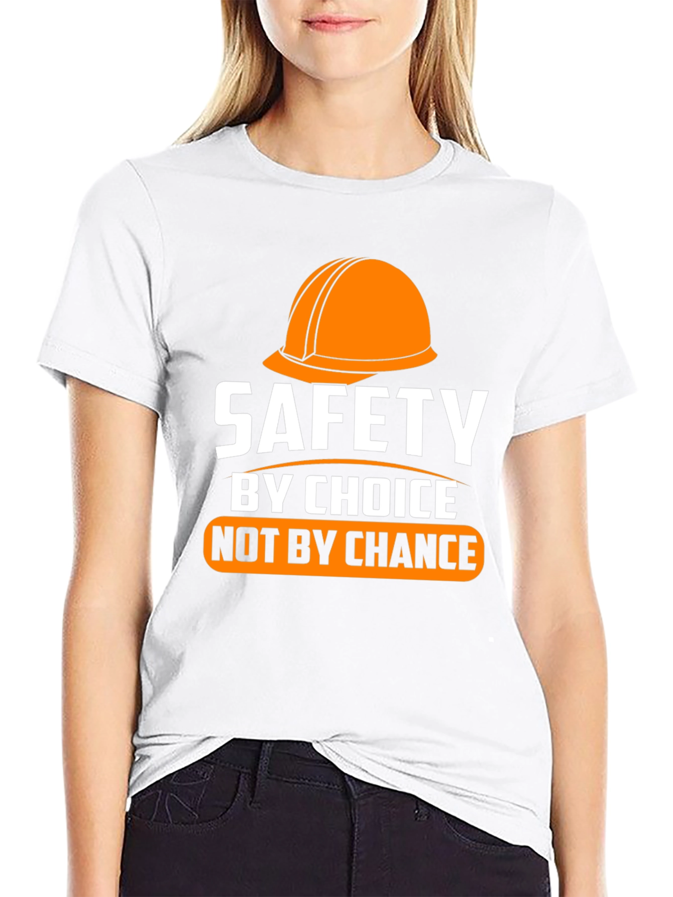Safety First Black Graphic Tee
