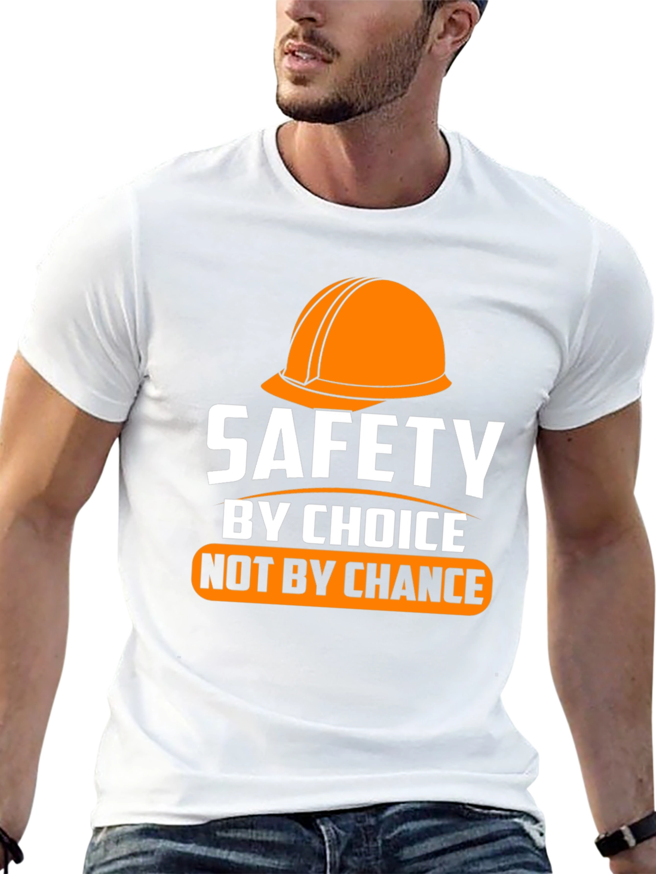 Safety First Black Graphic Tee