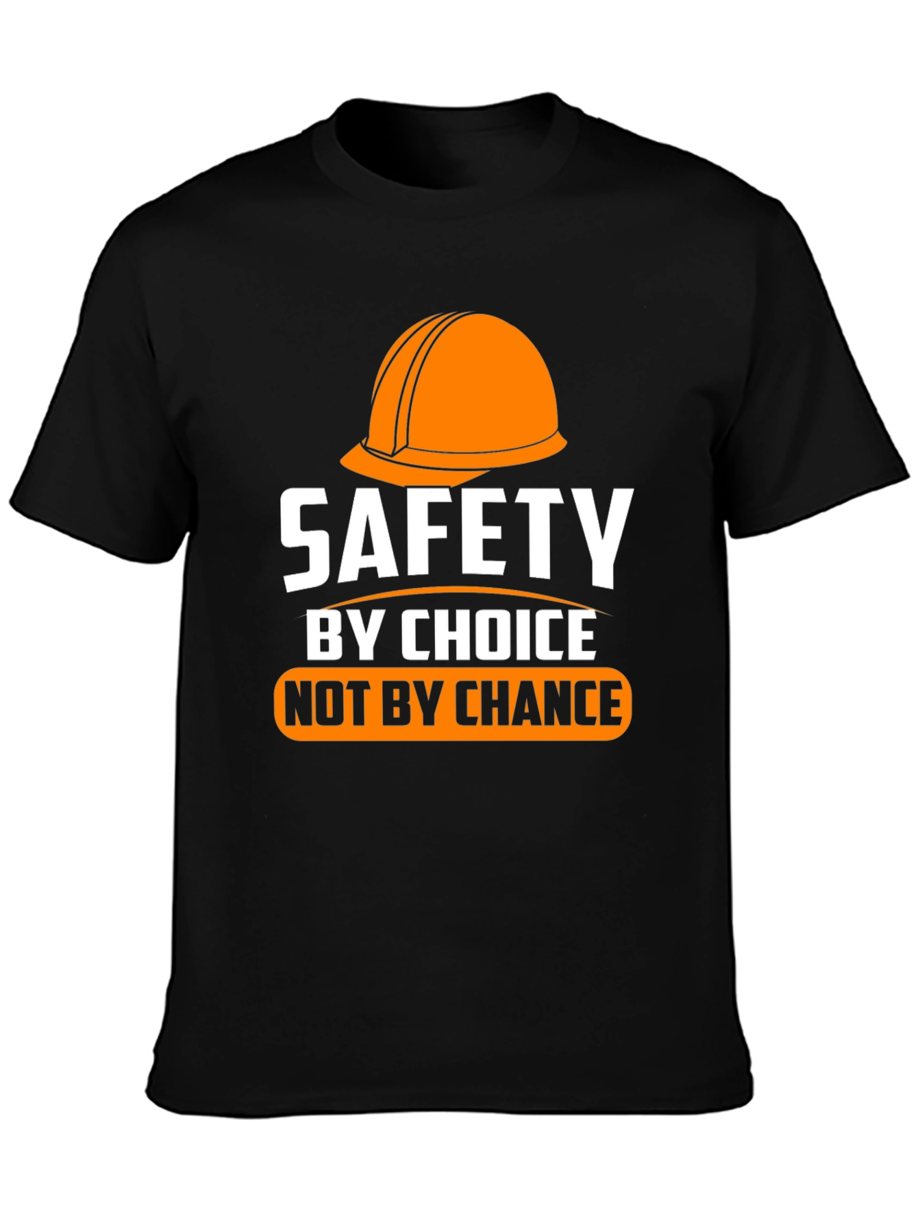Safety First Black Graphic Tee
