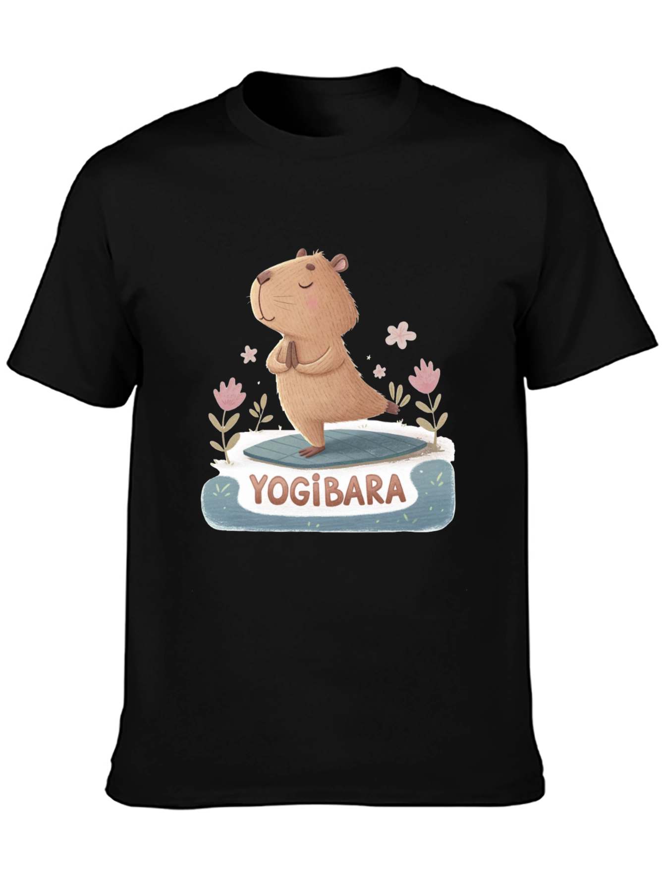 Yogibara Capybara Yoga T-Shirt