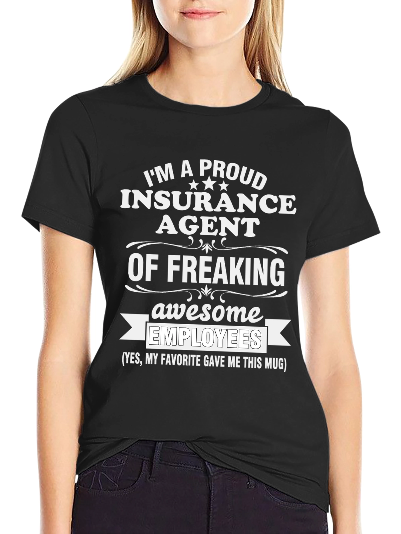 Proud Insurance Agent T-Shirt Awesome Employees