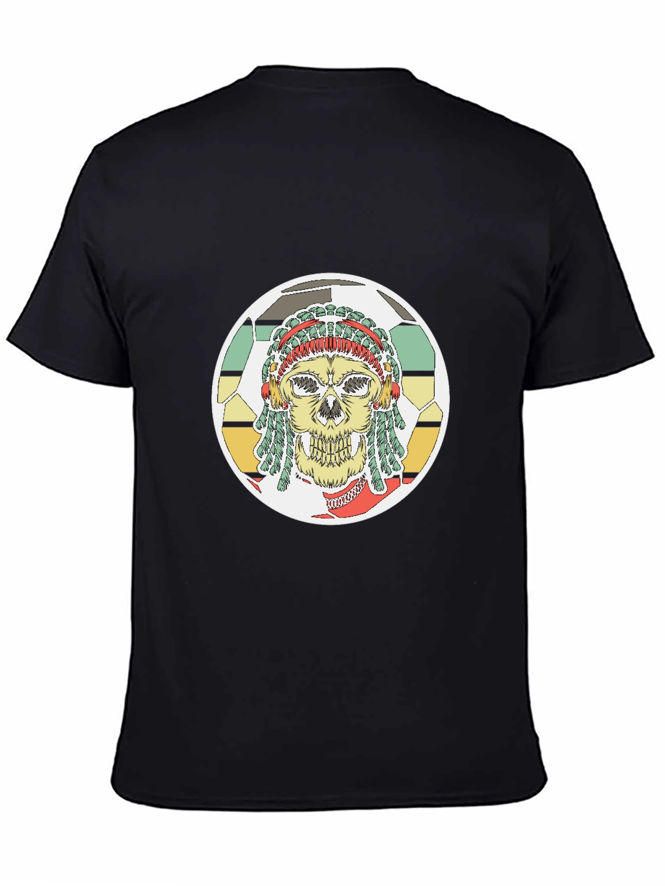 Skull Soccer T-Shirt - Stylish Graphic Tee