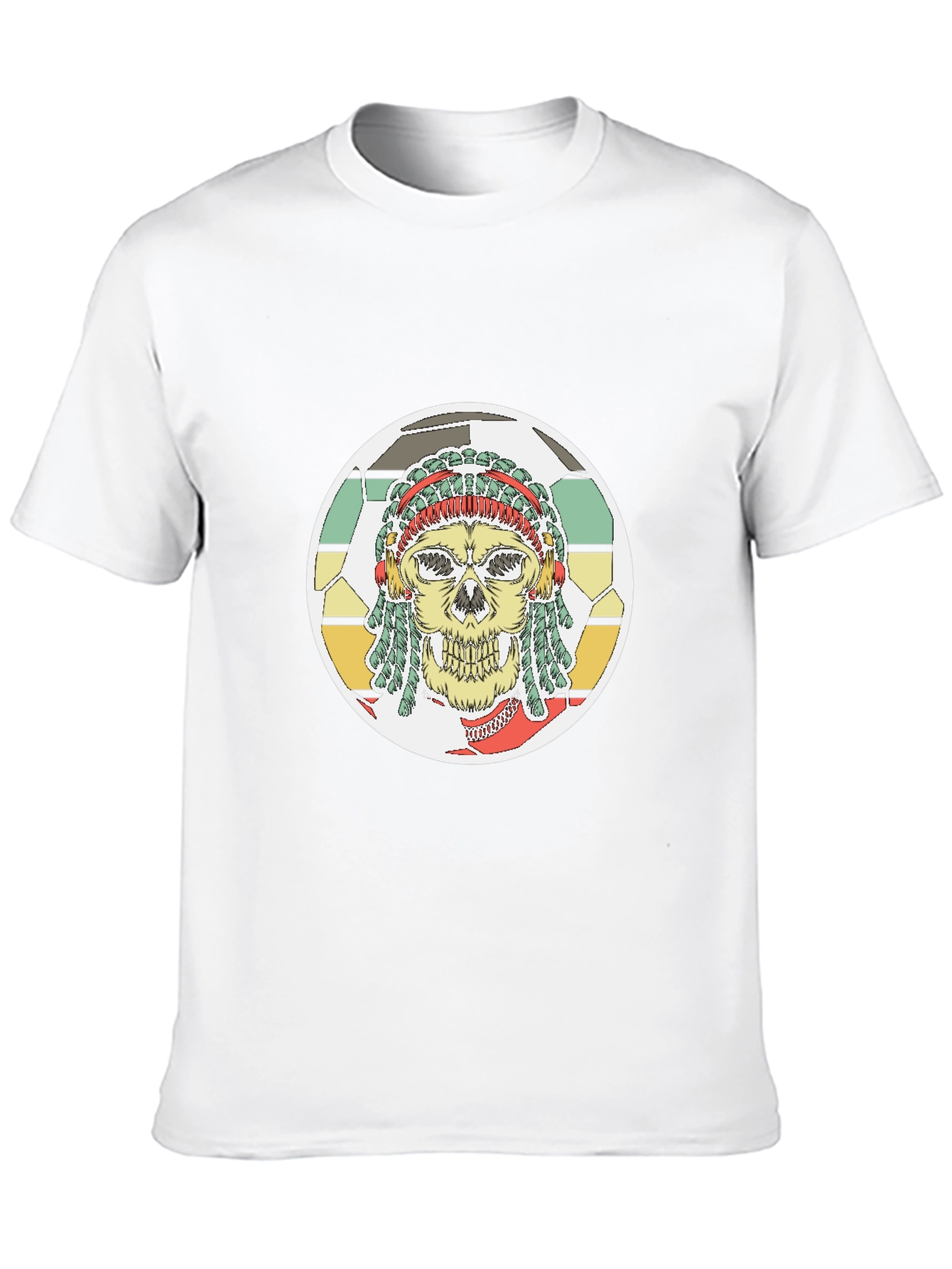 Skull Soccer T-Shirt - Stylish Graphic Tee
