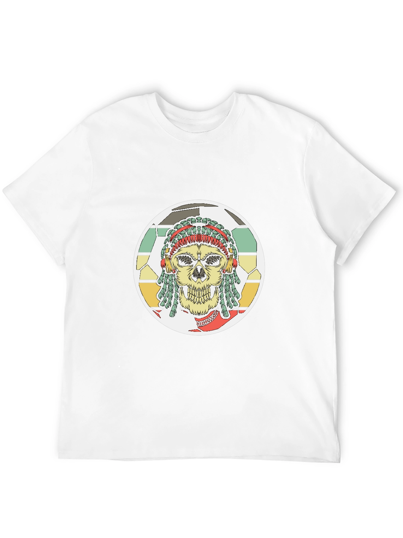Skull Soccer T-Shirt - Stylish Graphic Tee