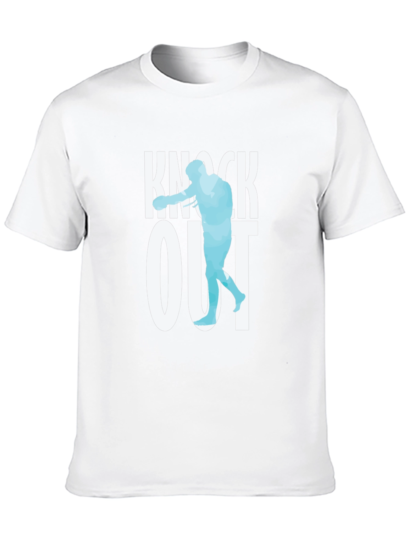 Knockout Boxing Graphic Print T-Shirt