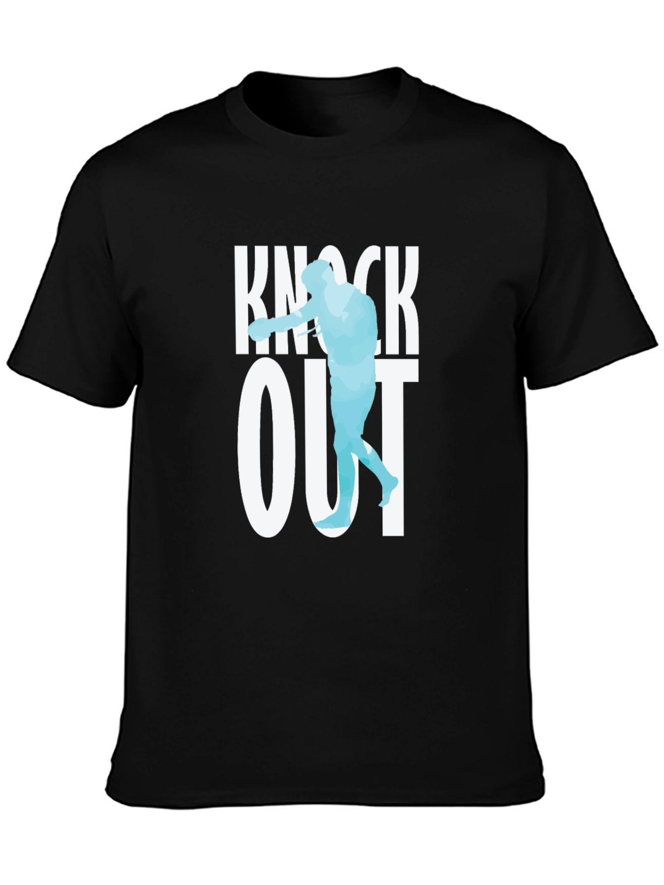 Knockout Boxing Graphic Print T-Shirt